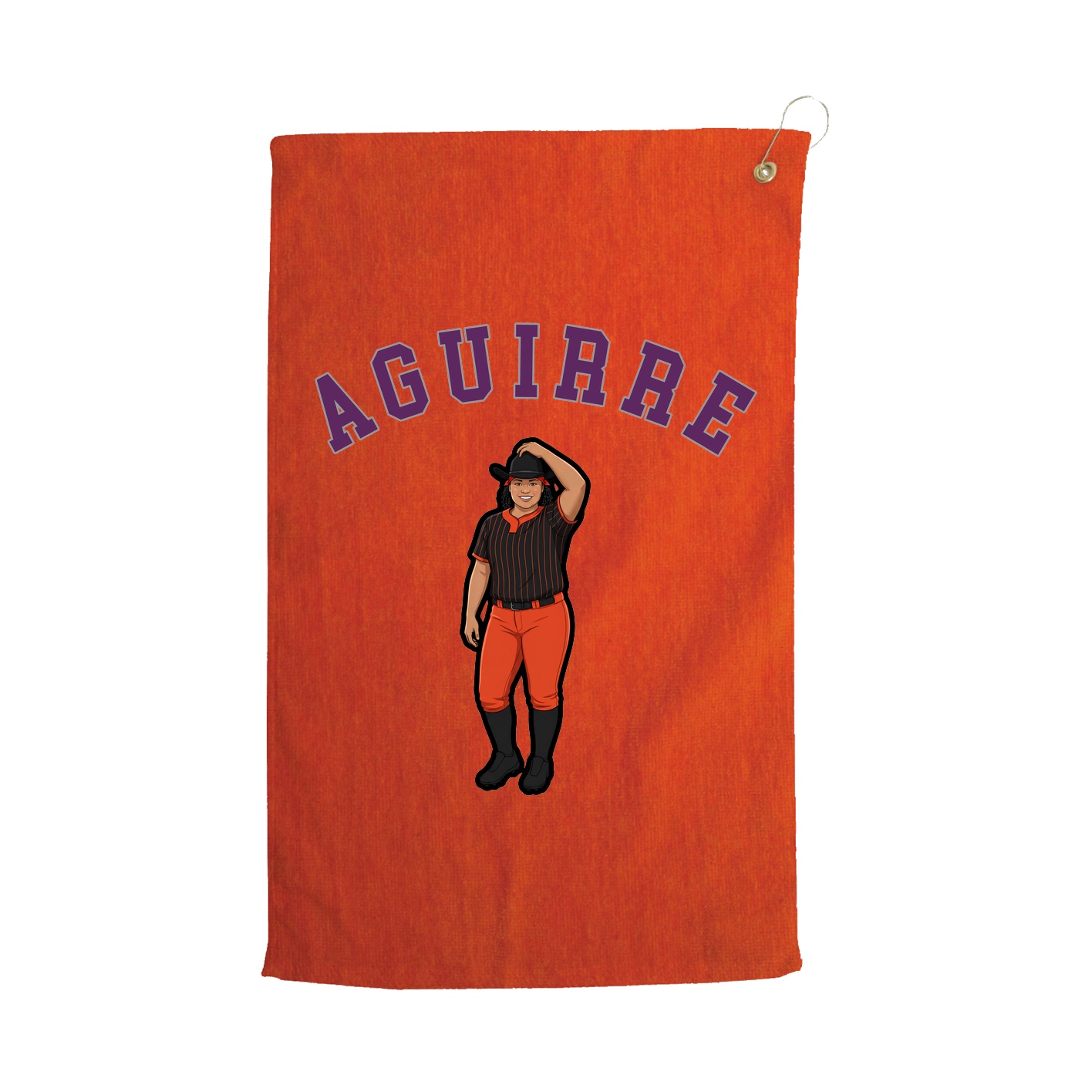 Golf Towel — Shirsey Arch in Orange