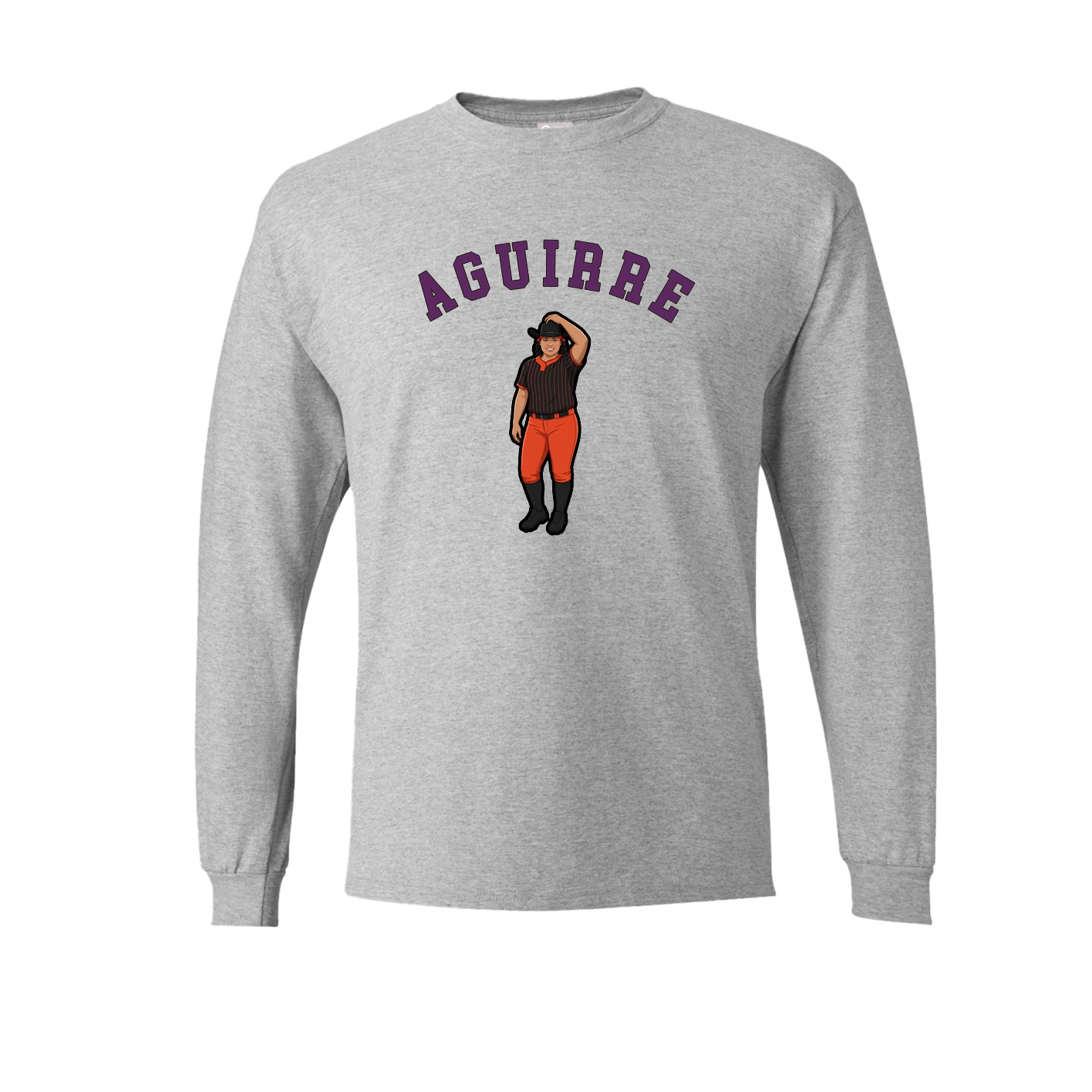 Long Sleeve Tee — Shirsey Arch in Grey