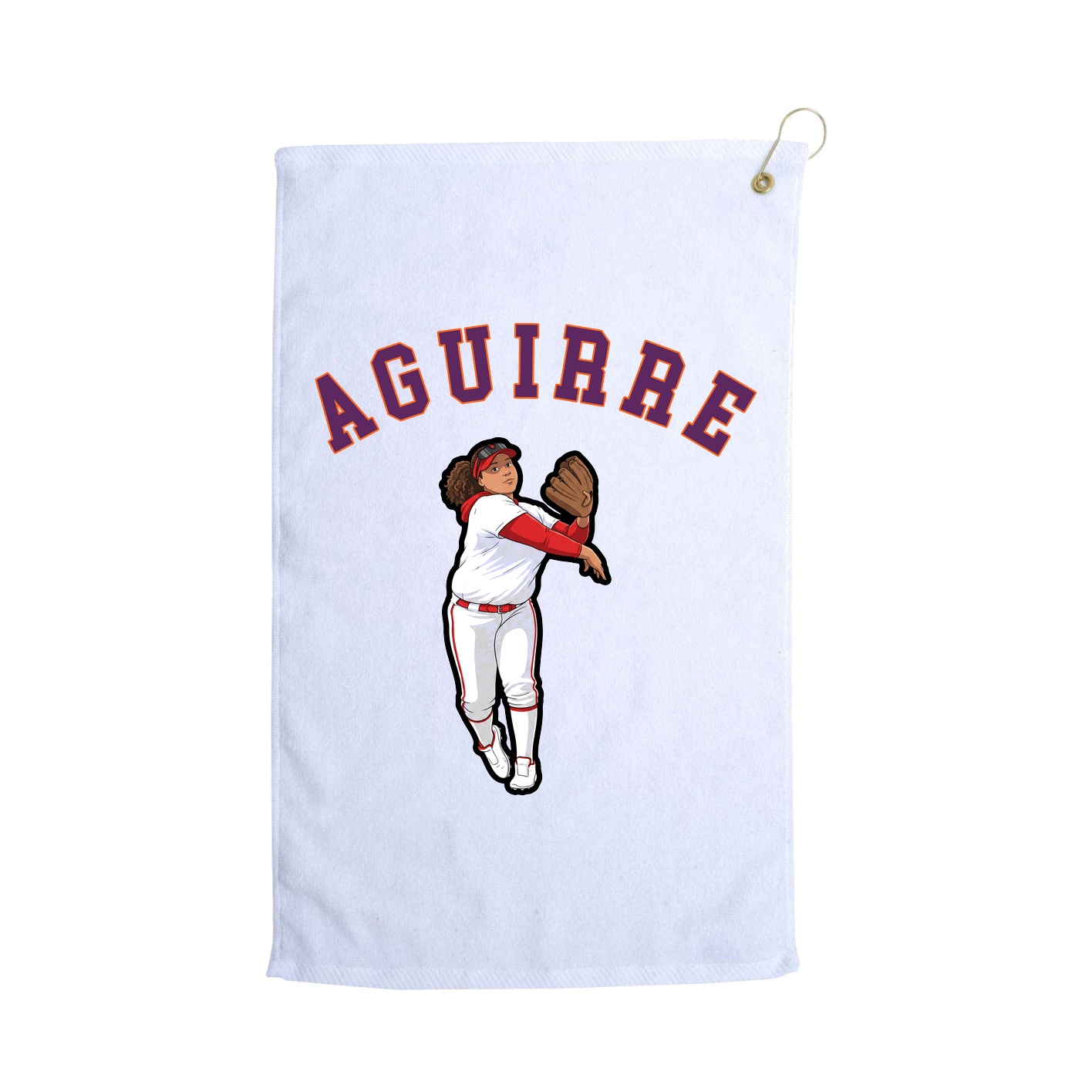 Golf Towel — Shirsey Arch in White