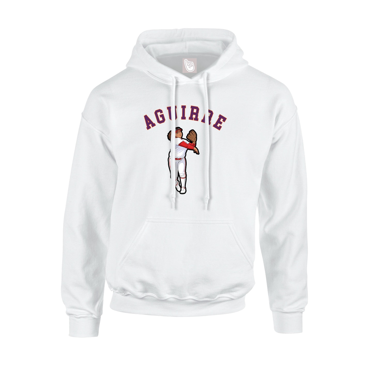 Hoodie — Shirsey Arch in White