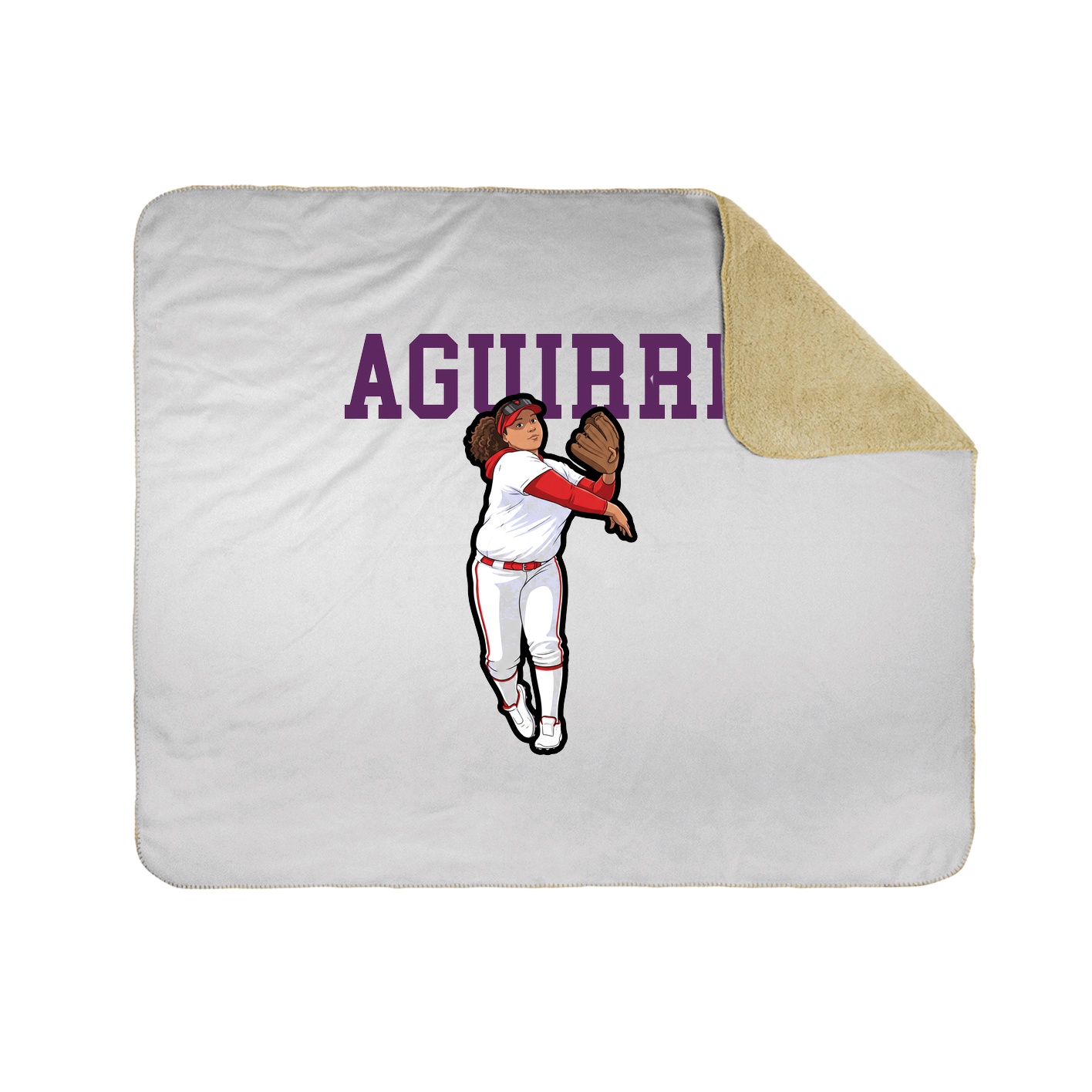 Throw Blanket — Shirsey in White