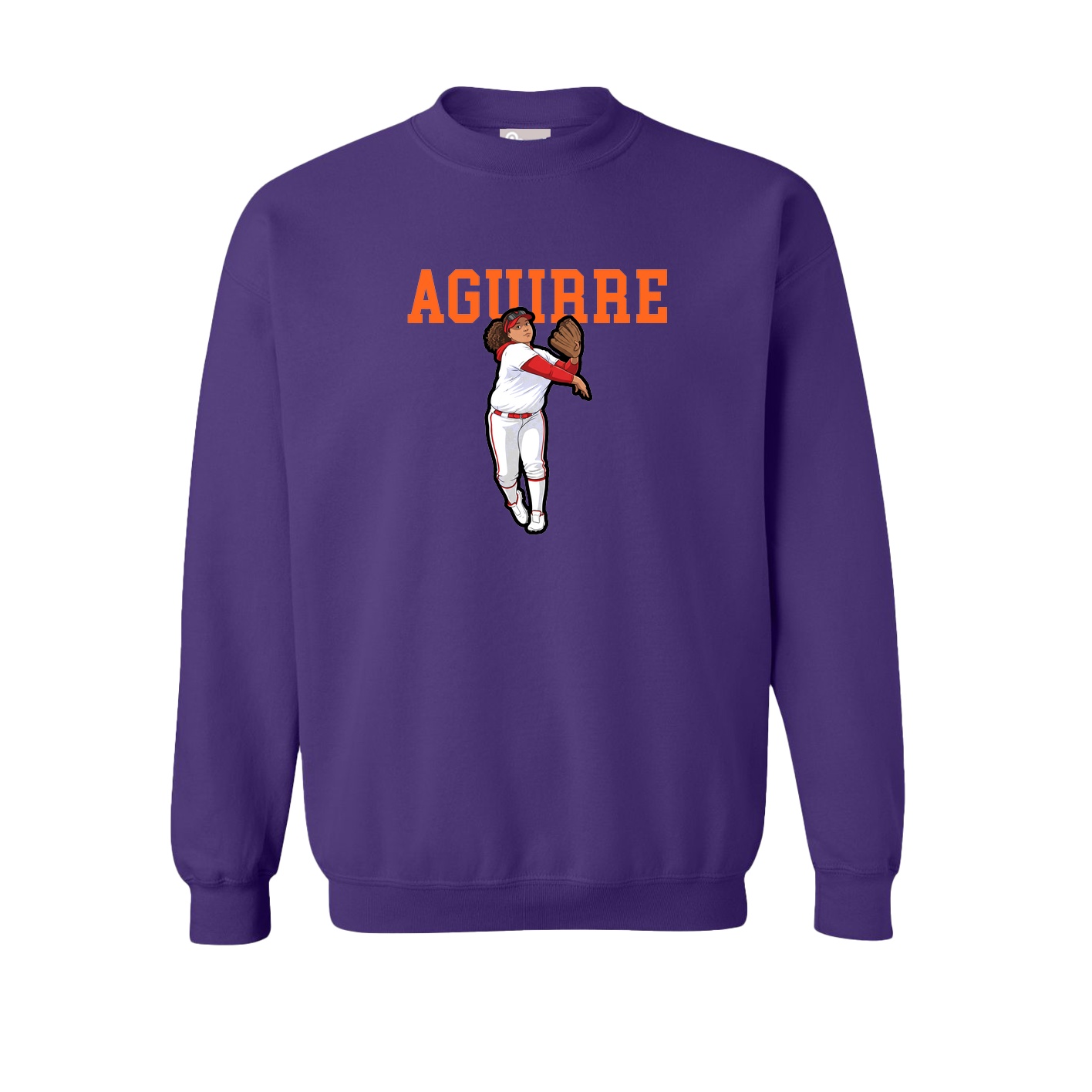 Fleece Crew — Shirsey in Purple
