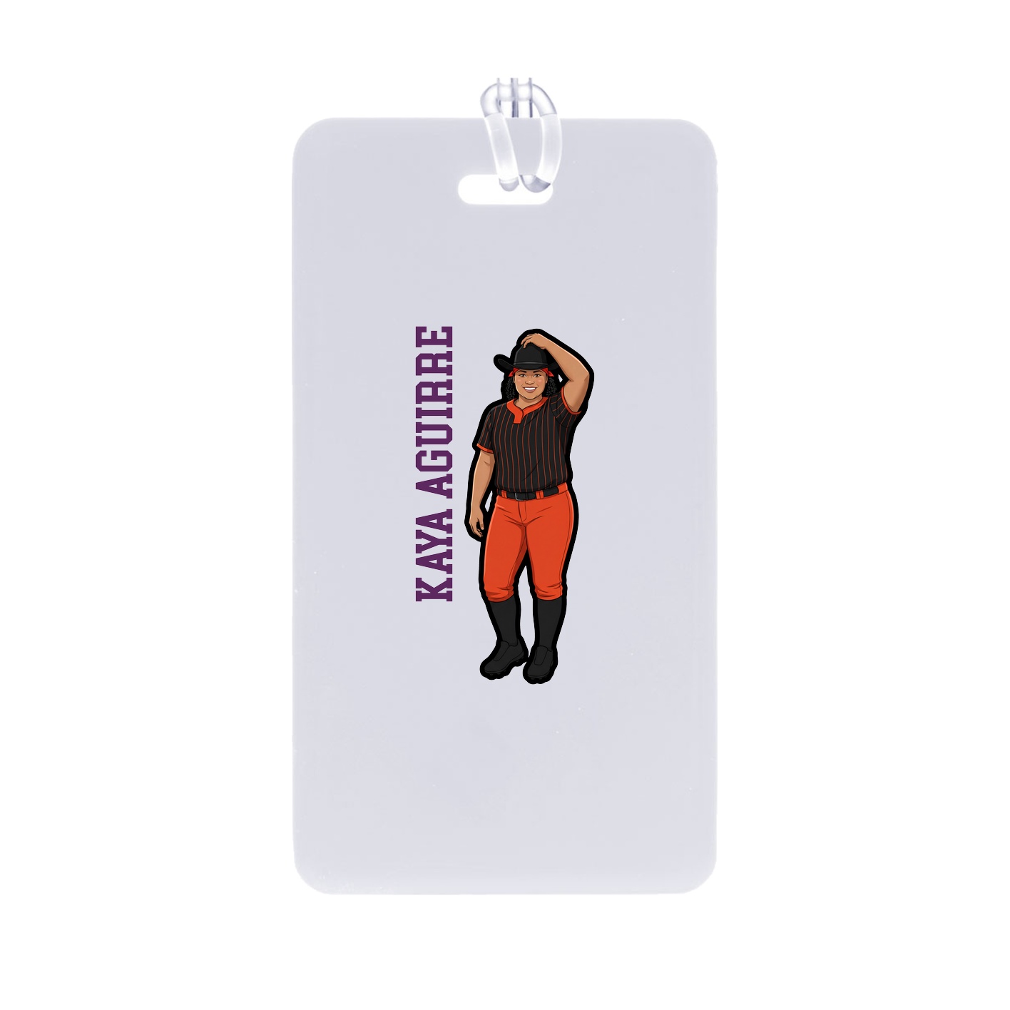 Bag Tag — Name Vertical in Classic