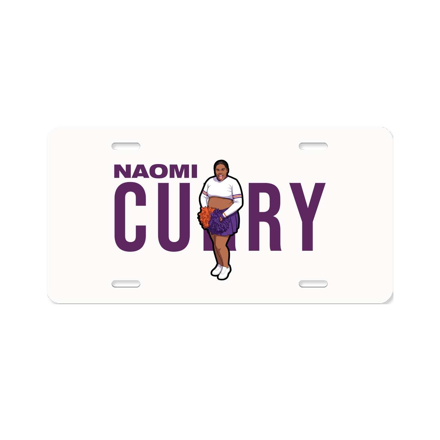 License Plate — Player Name in Classic