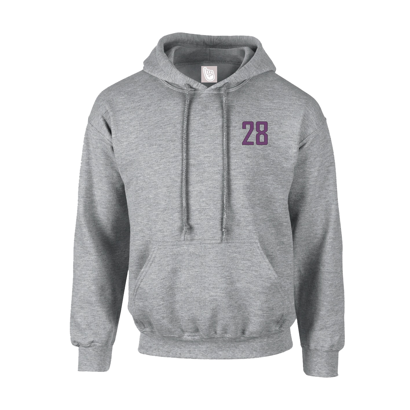Hoodie — Front Shirsy in Grey