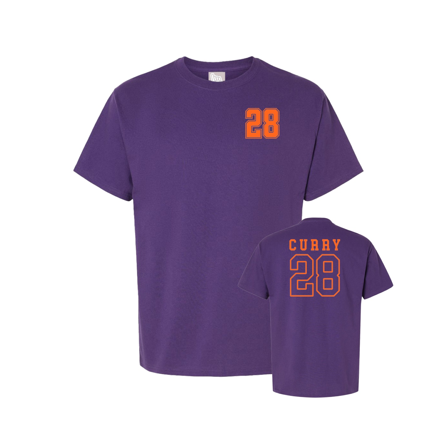 Youth Tee — Chest Back in Purple