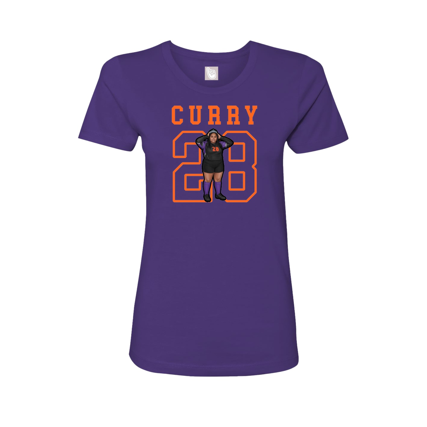 Fitted Women's Tee — Shirsey in Purple
