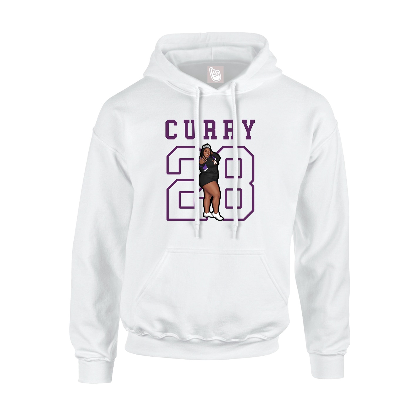 Hoodie — Shirsey in White