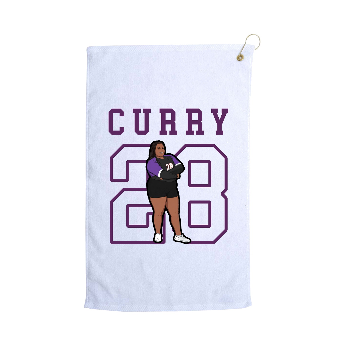 Golf Towel — Shirsey in White