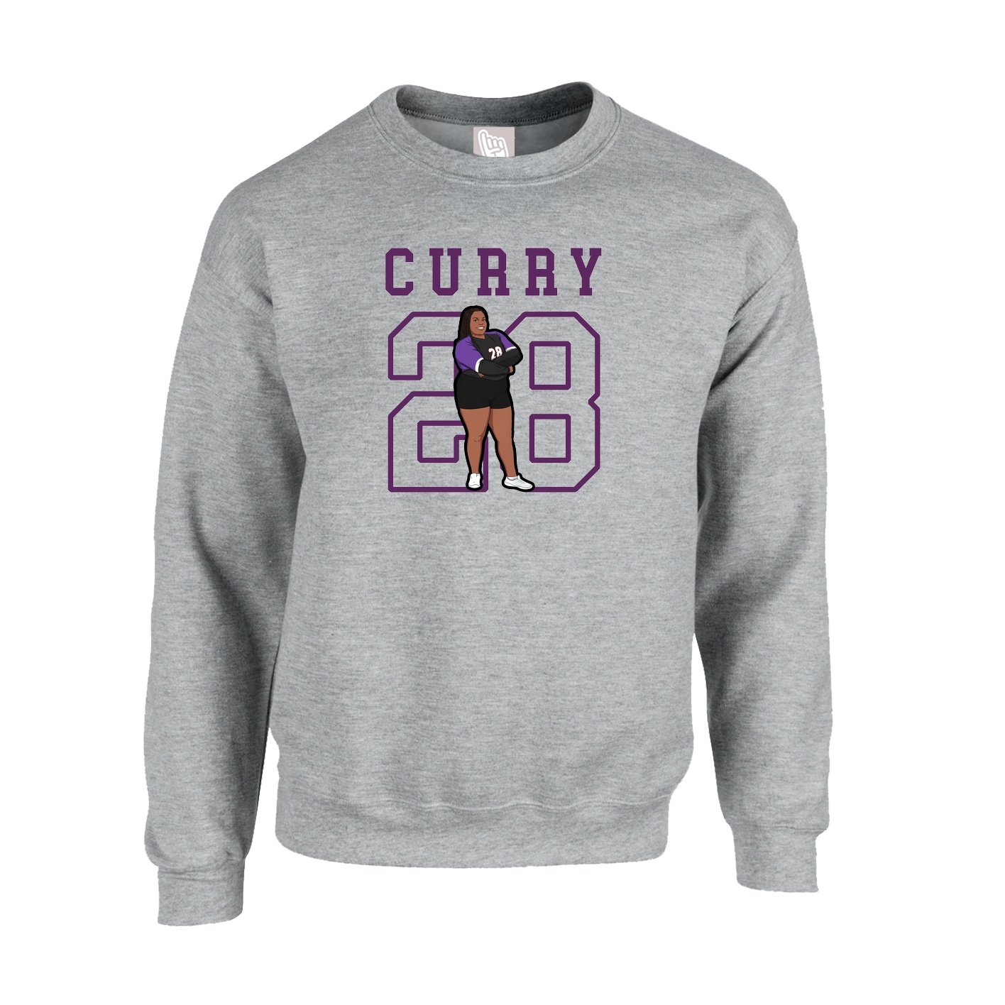 Fleece Crew — Shirsey in Grey