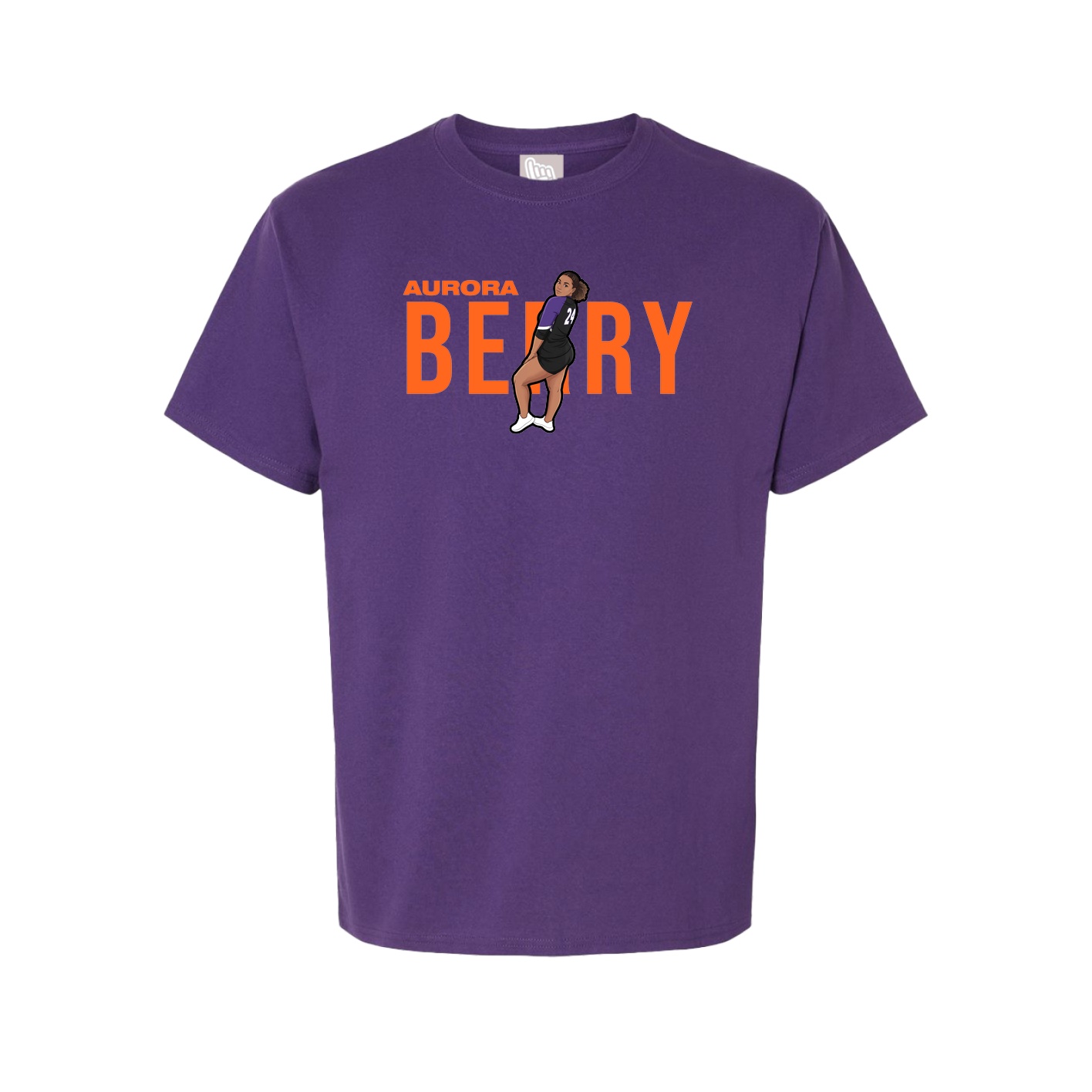 Youth Tee — Player Name in Purple