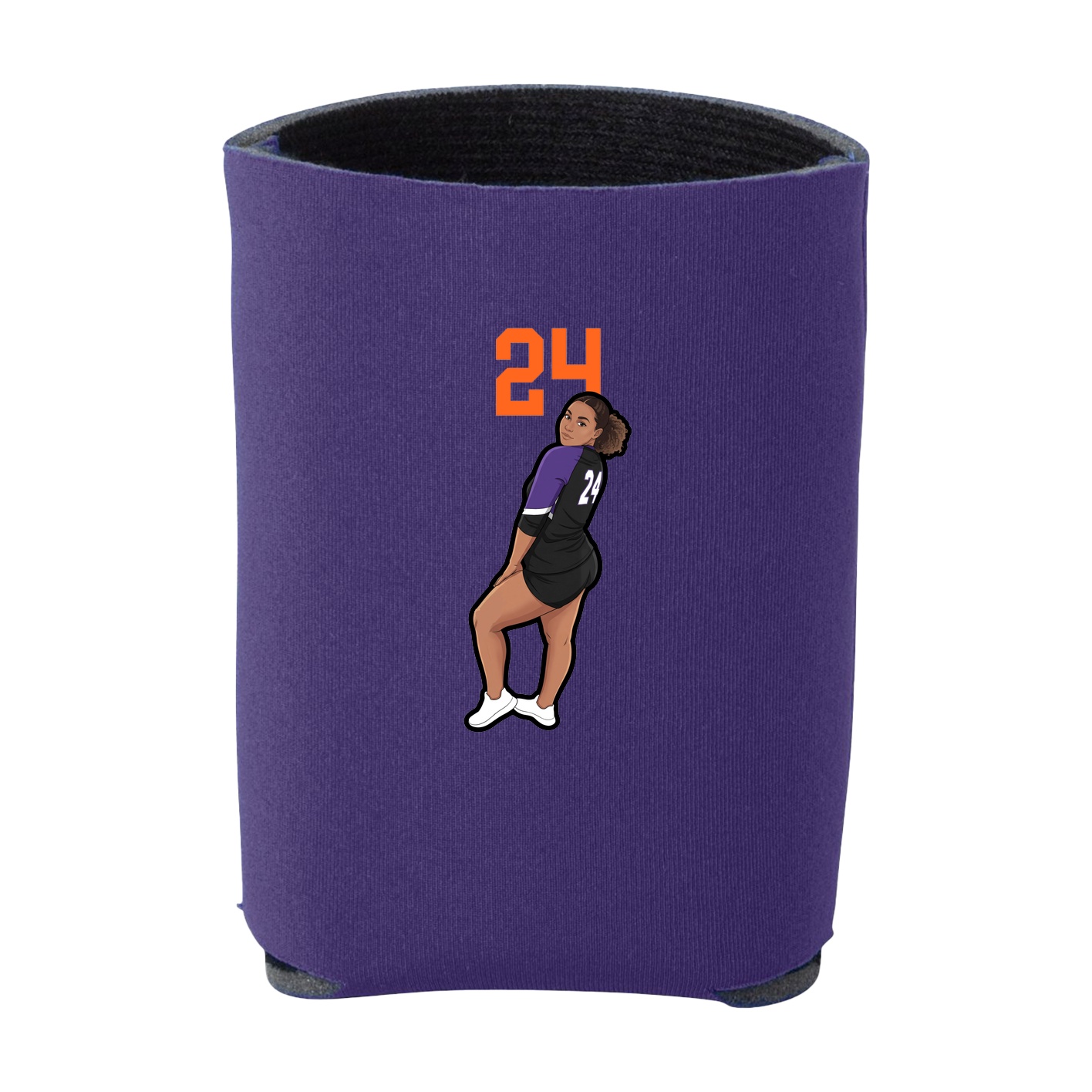Can Holder — Number Top in Purple