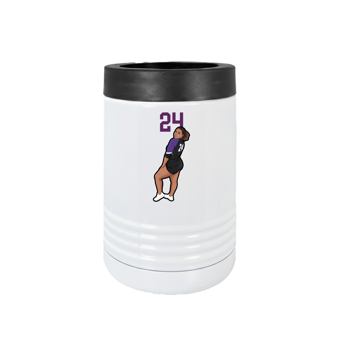 Beverage Holder — Number Top in White