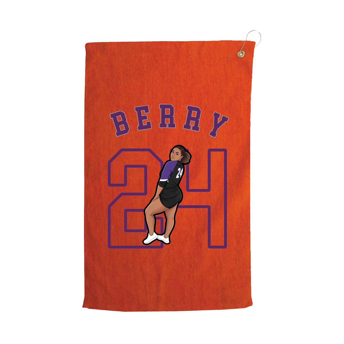 Golf Towel — Shirsey Arch in Orange