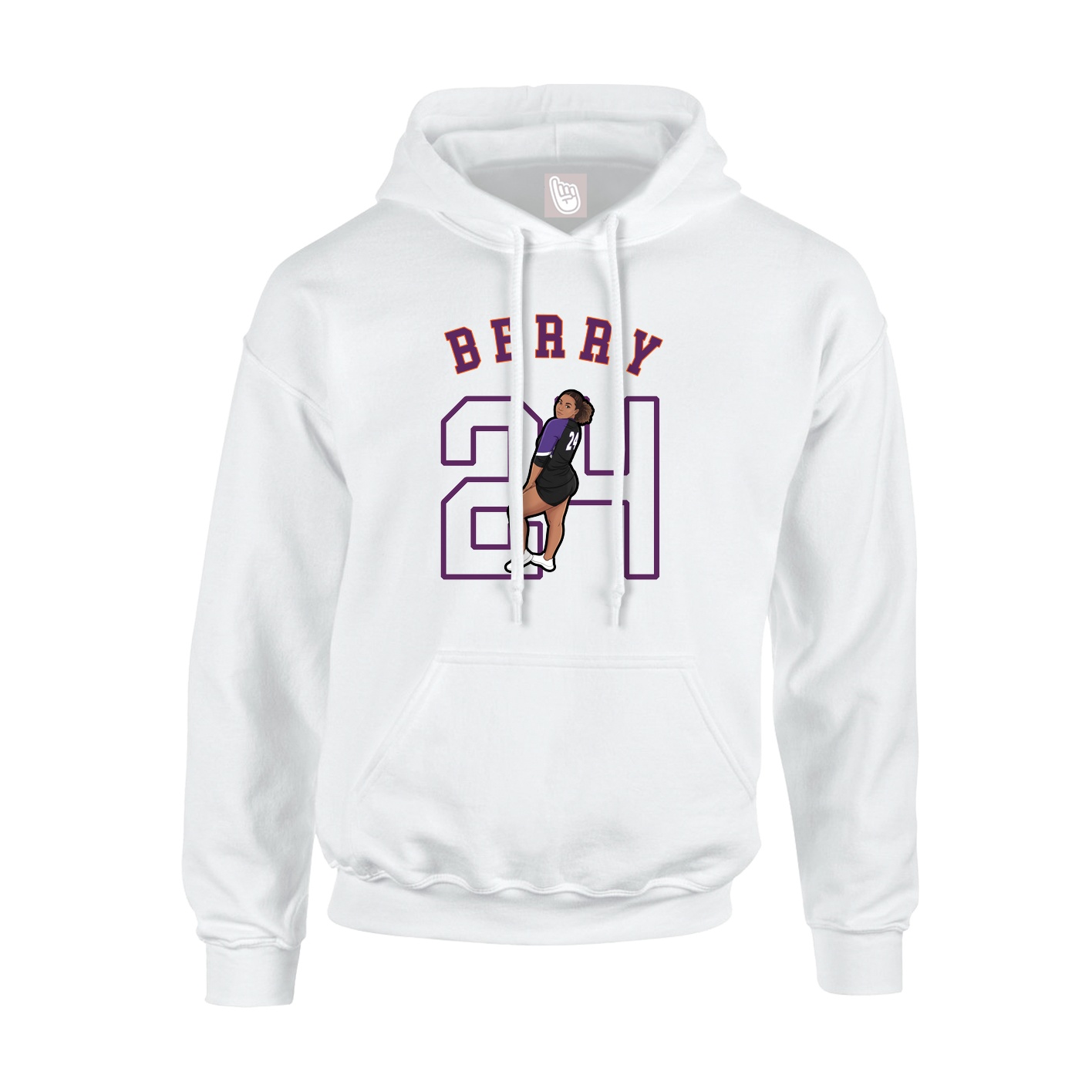 Youth Hoodie — Shirsey Arch in White