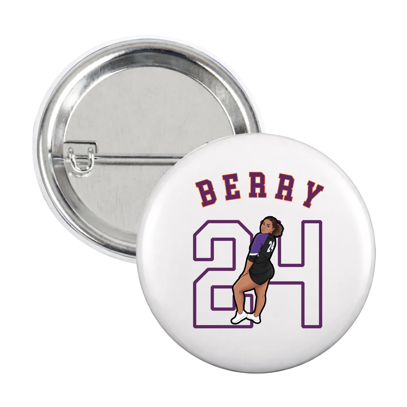 Game Day Button — Shirsey Arch in White