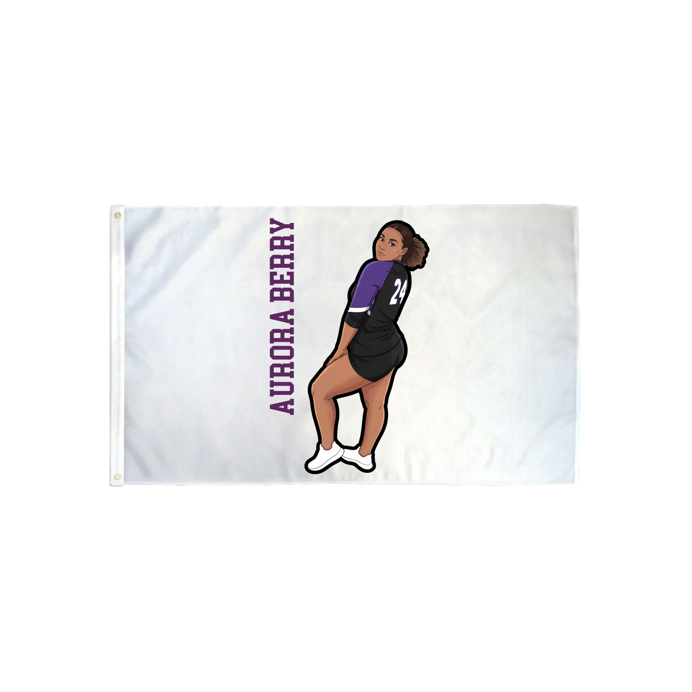 3x5 Flag — Name Vertical in Classic