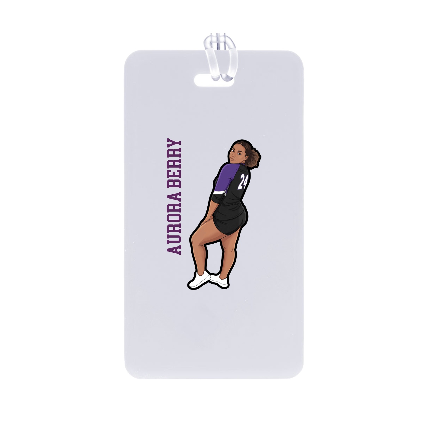 Bag Tag — Name Vertical in Classic
