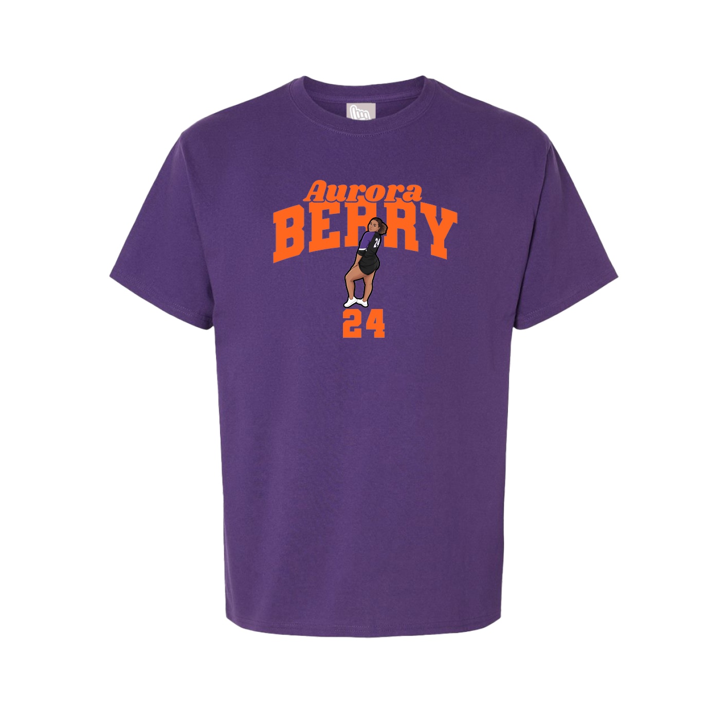 Tee — Signature Arch in Purple