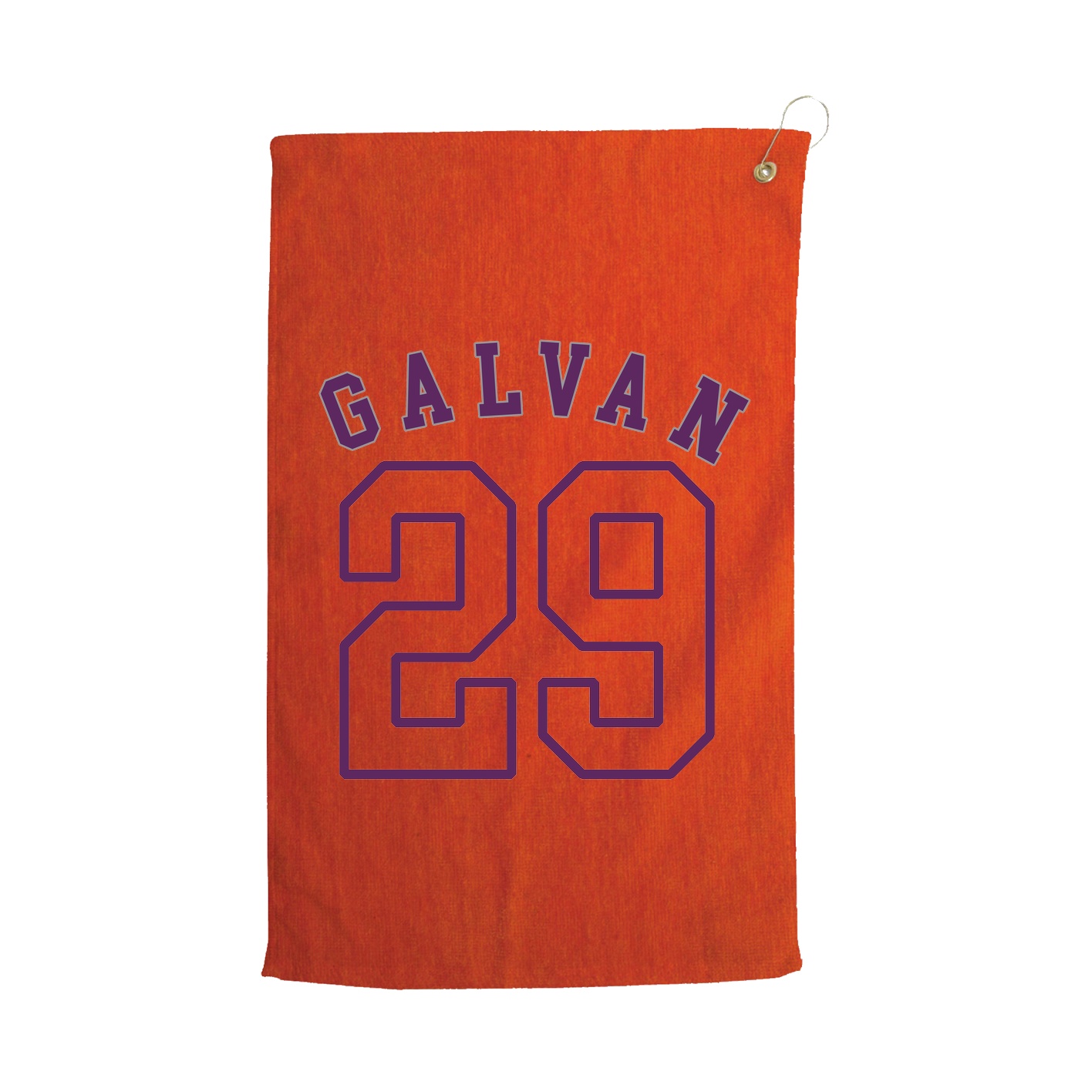Golf Towel — Shirsey Arch in Orange