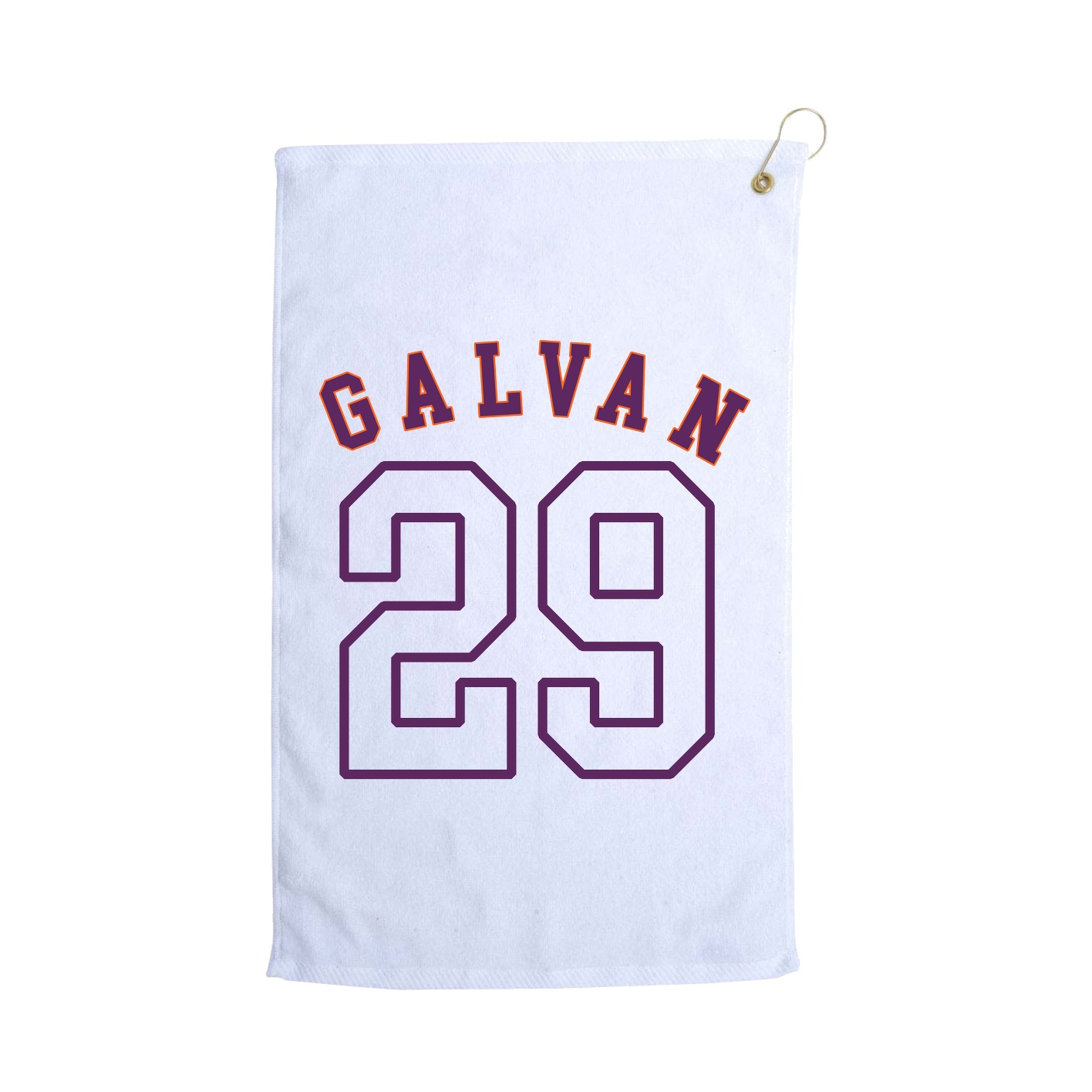 Golf Towel — Shirsey Arch in White