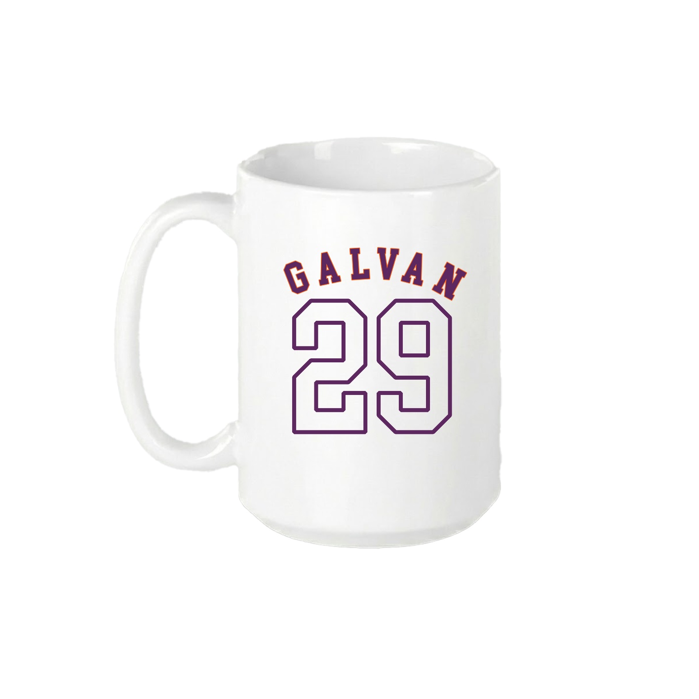 15oz Coffee Mug — Shirsey Arch in White
