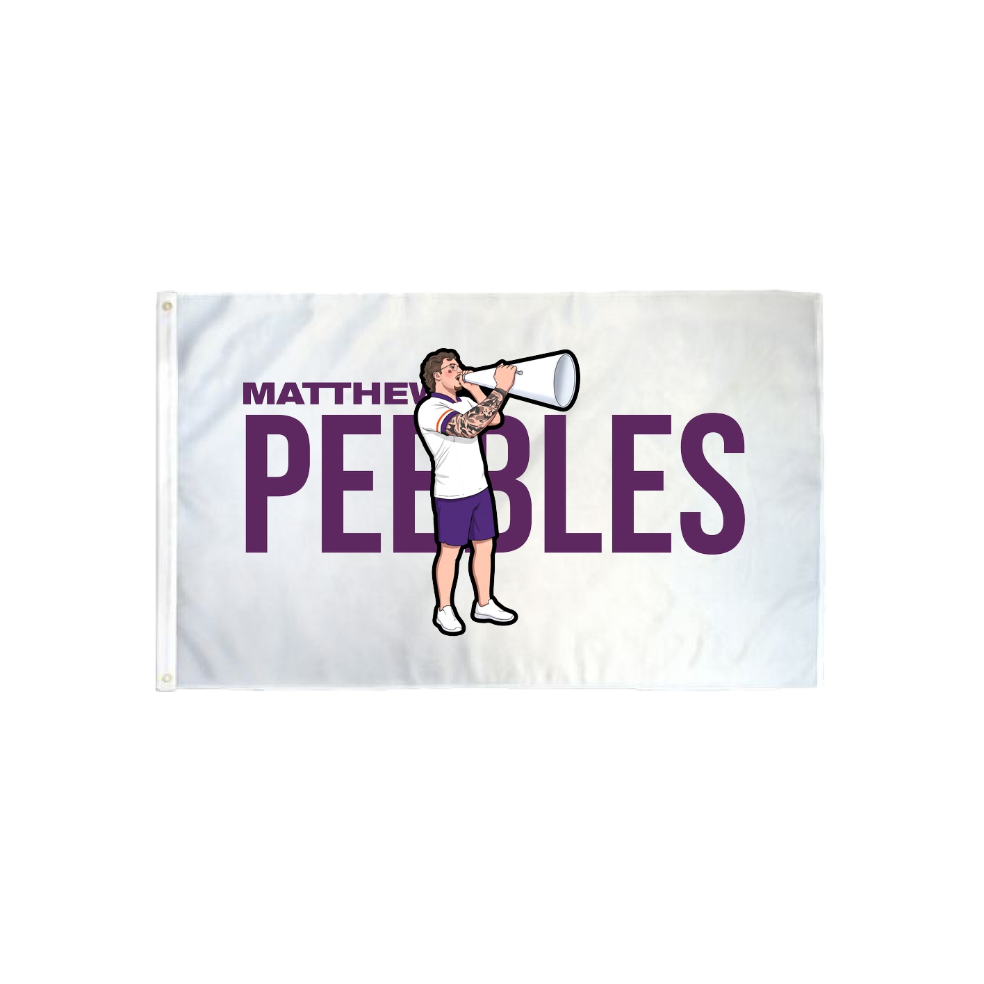 3x5 Flag — Player Name in Classic
