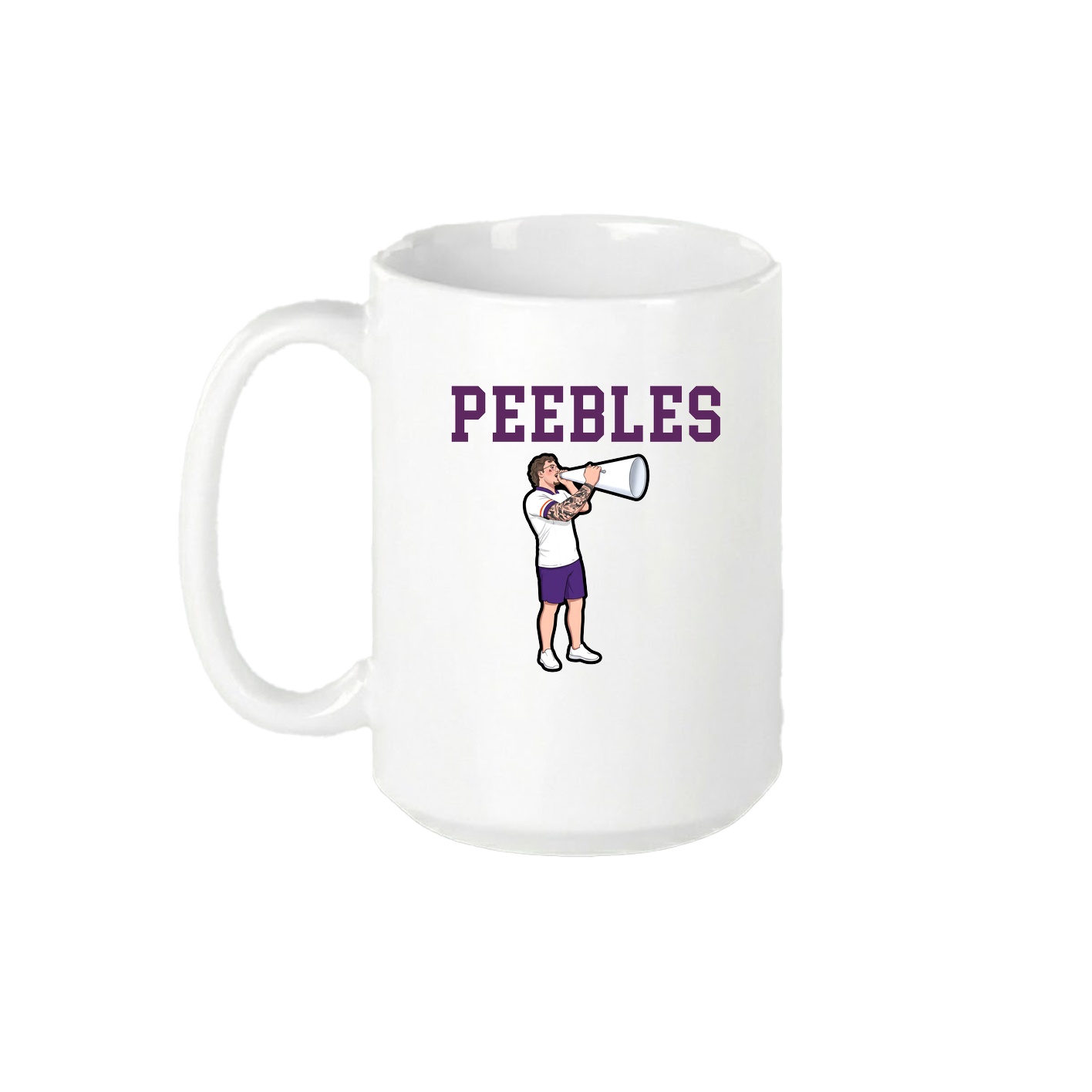 15oz Coffee Mug — Shirsey in White