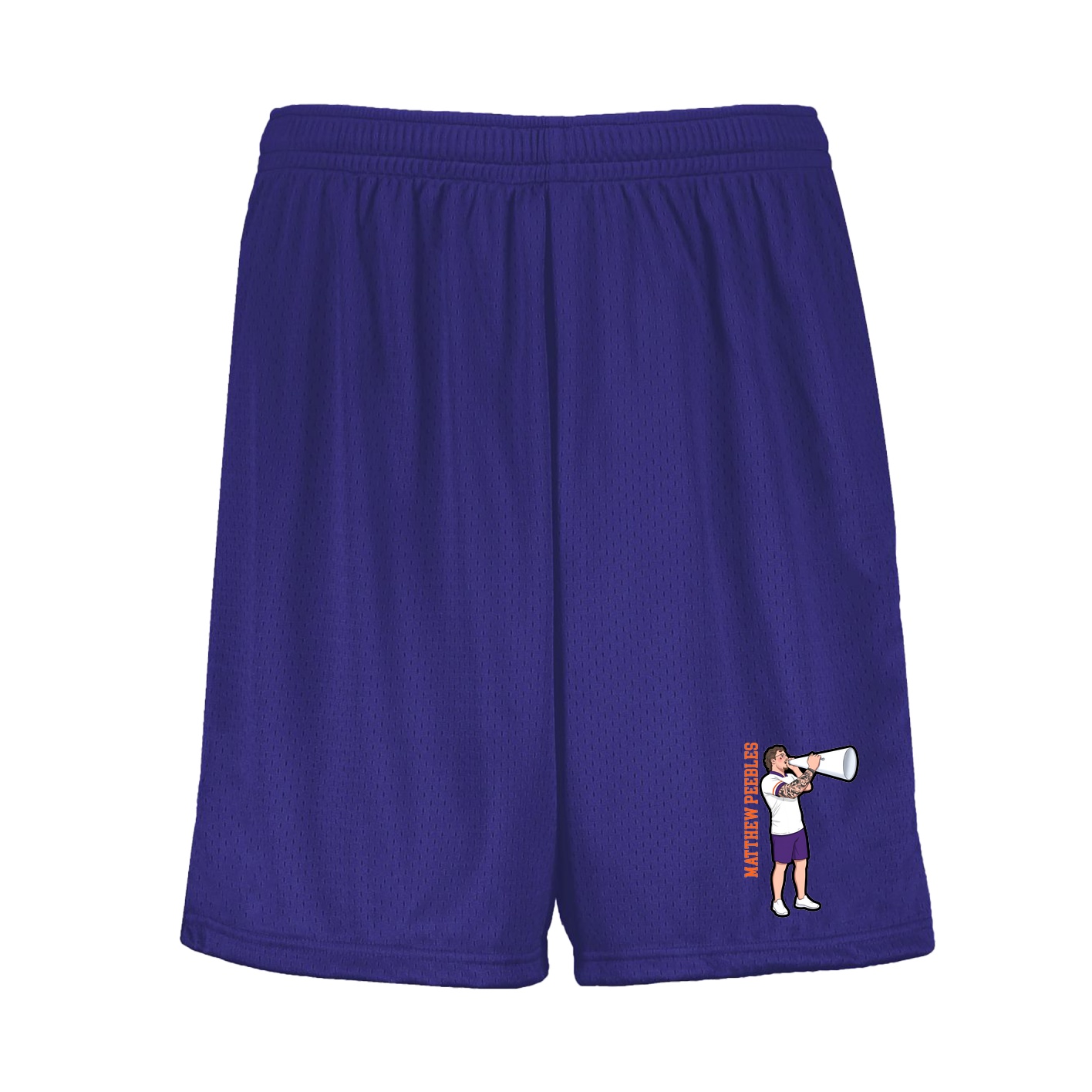 Shorts — Name Vertical in Purple