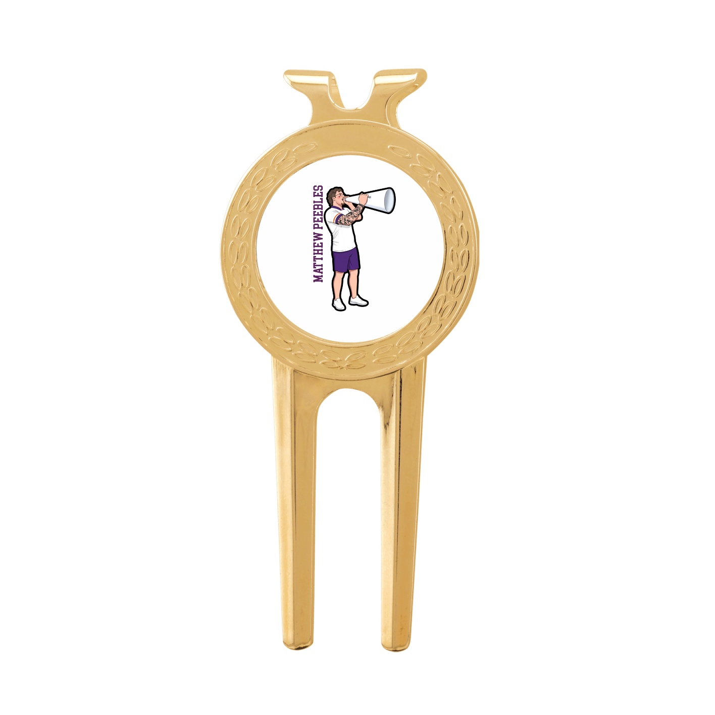 Divot Tool with Ball Marker — Name Vertical in Classic