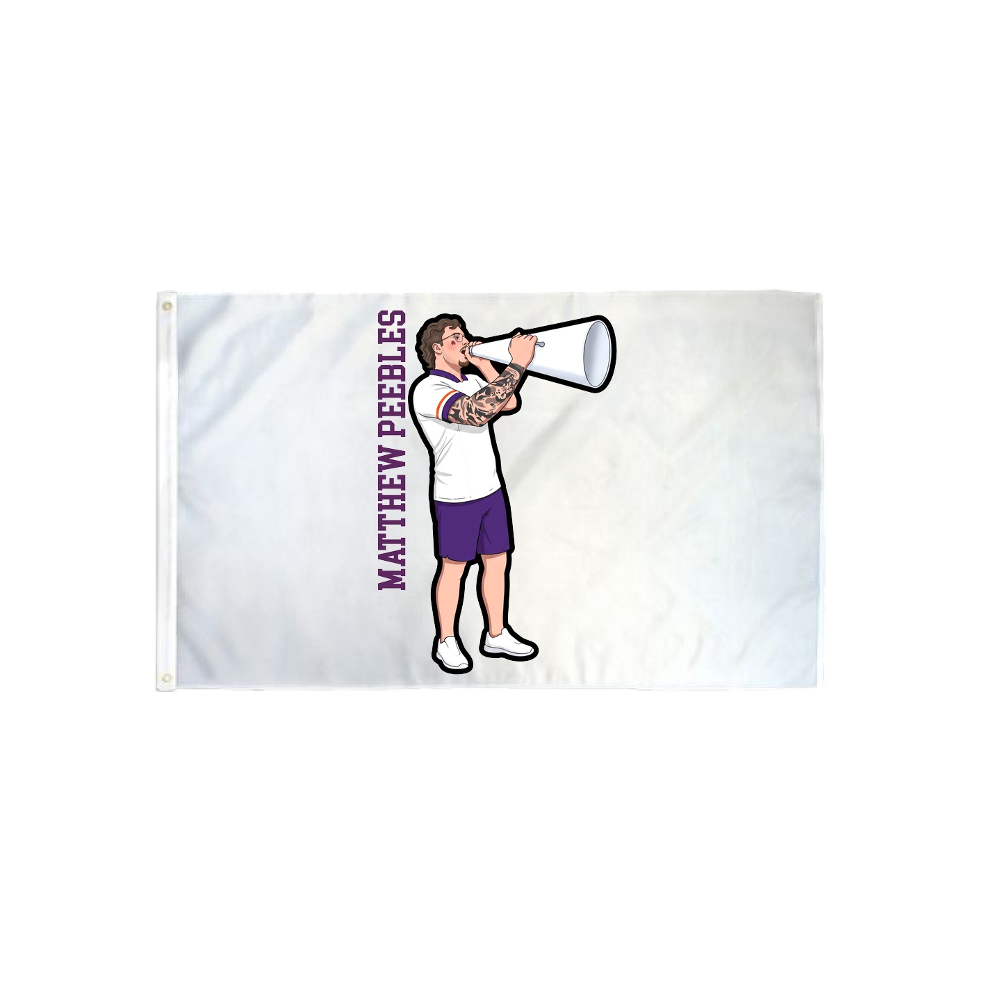 3x5 Flag — Name Vertical in Classic