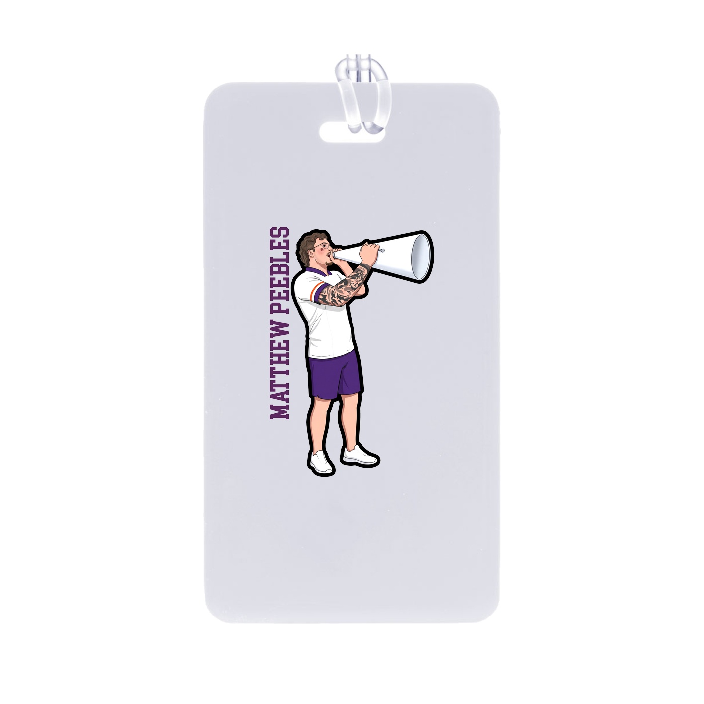 Bag Tag — Name Vertical in Classic