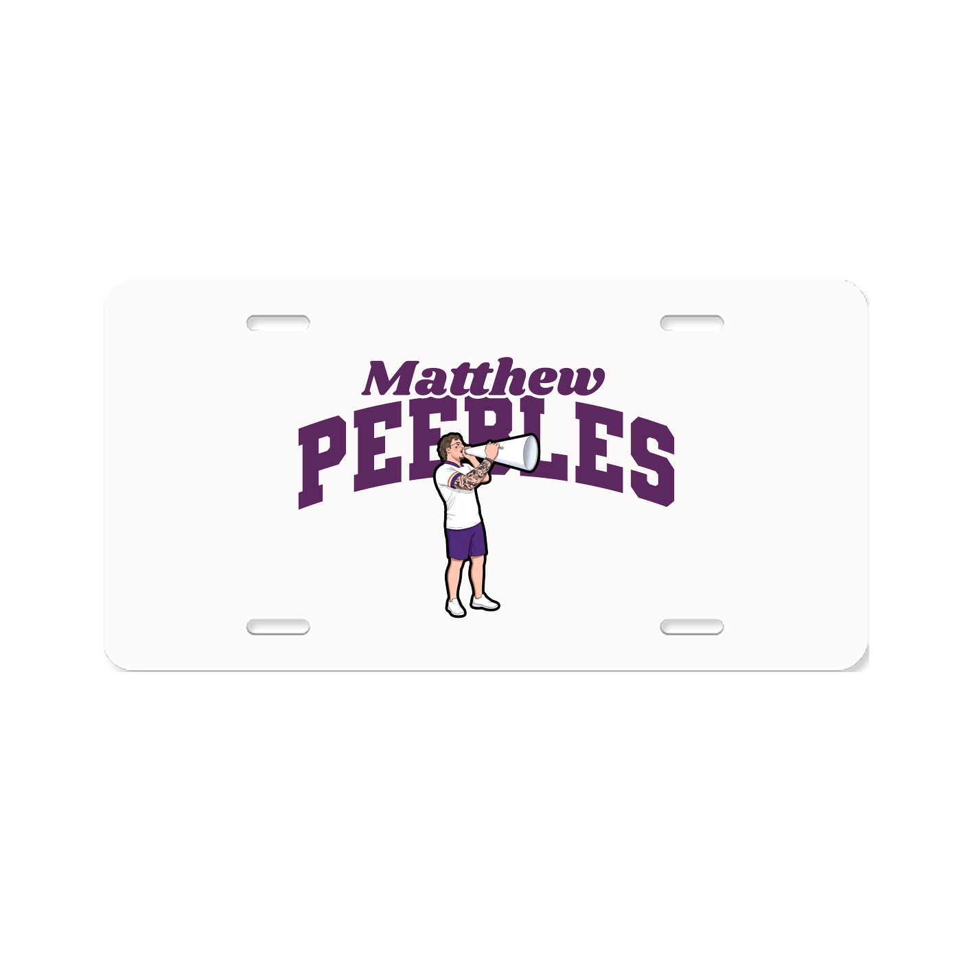 License Plate — Signature Arch in Classic