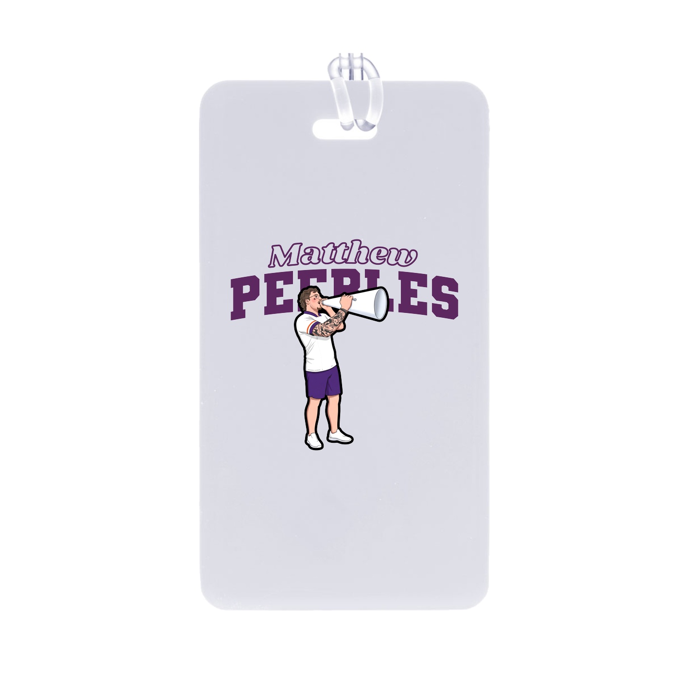 Bag Tag — Name Arch in Classic