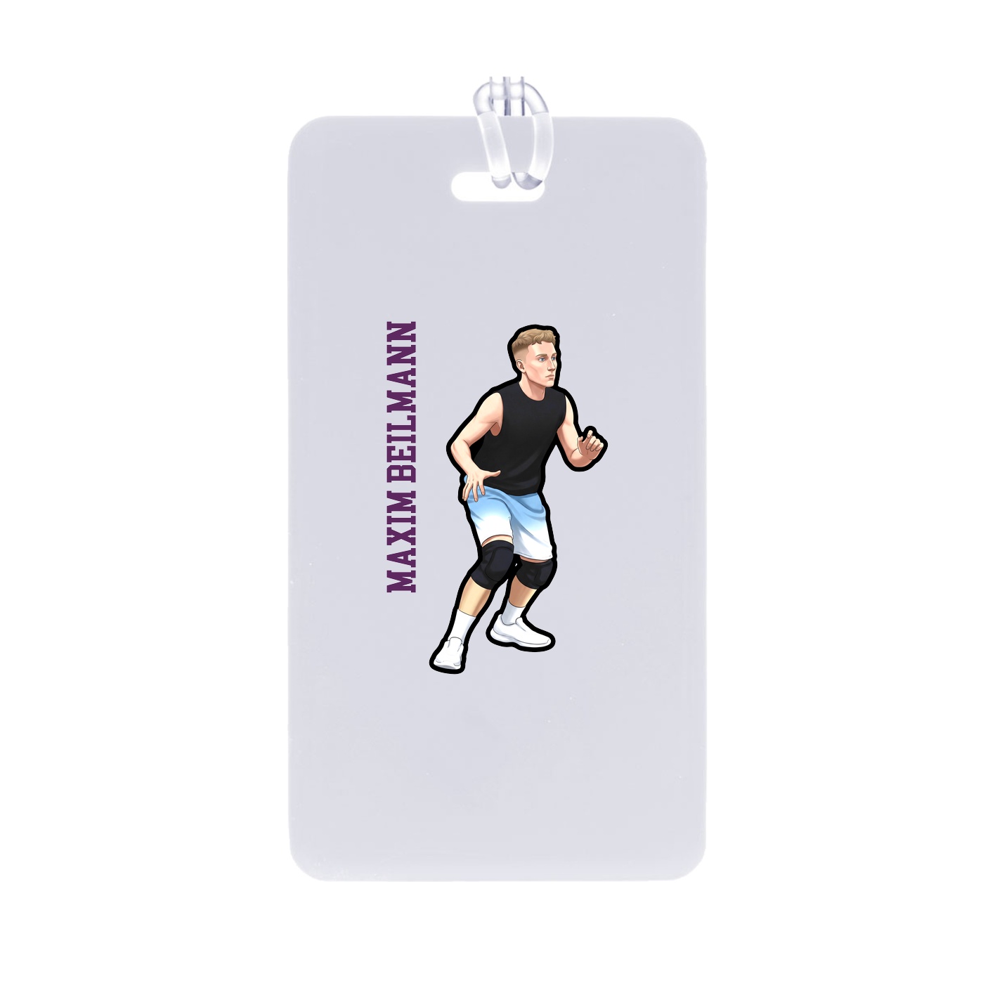 Bag Tag — Name Vertical in Classic