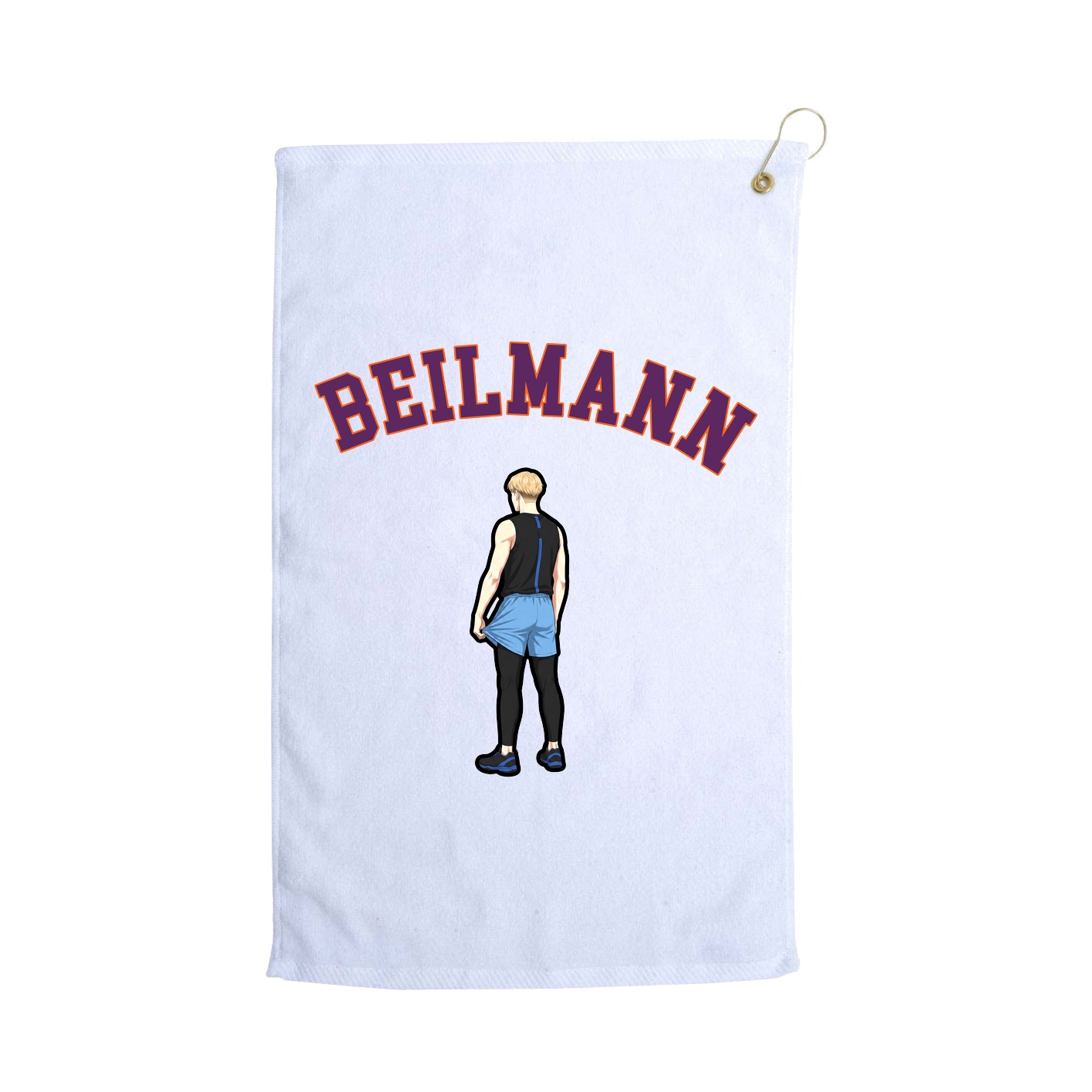 Golf Towel — Shirsey Arch in White