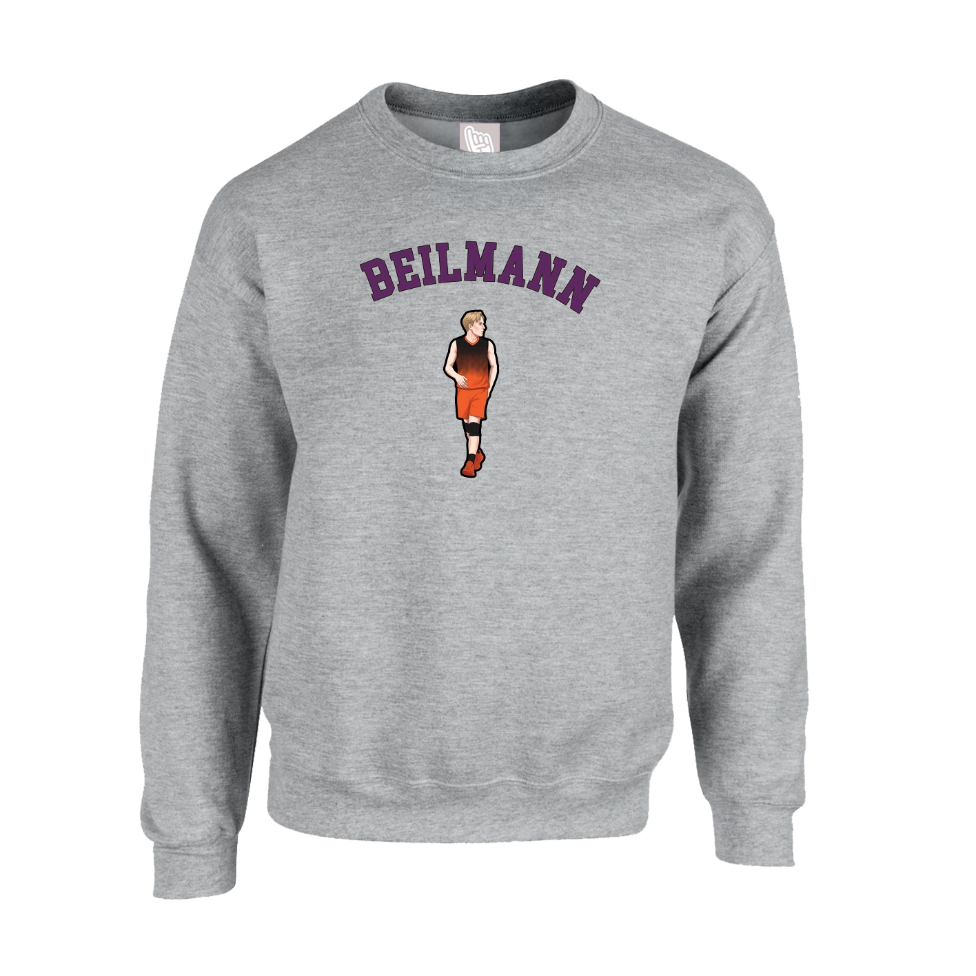 Fleece Crew — Shirsey Arch in Grey