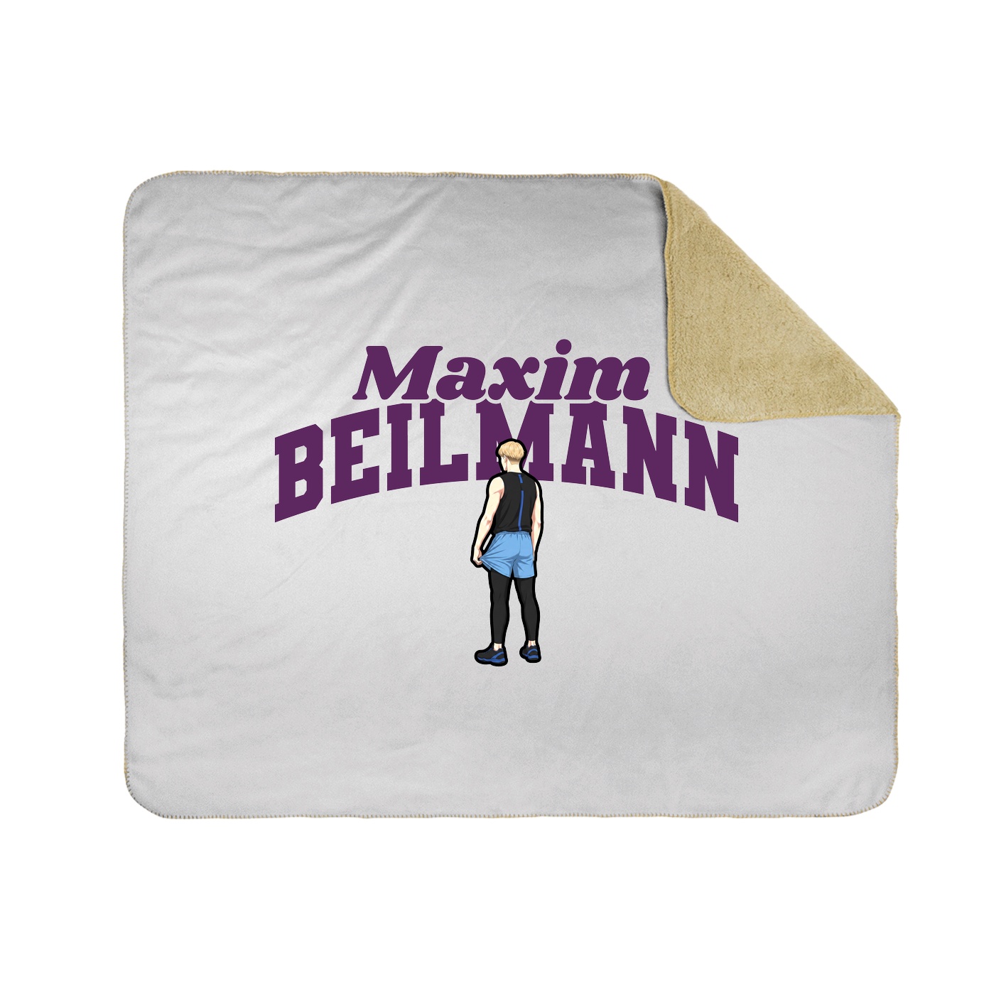 Throw Blanket — Signature Arch in White