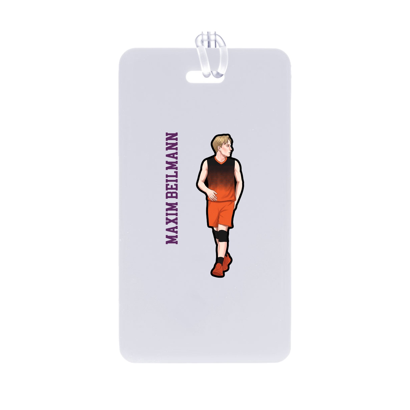 Bag Tag — Name Vertical in Classic