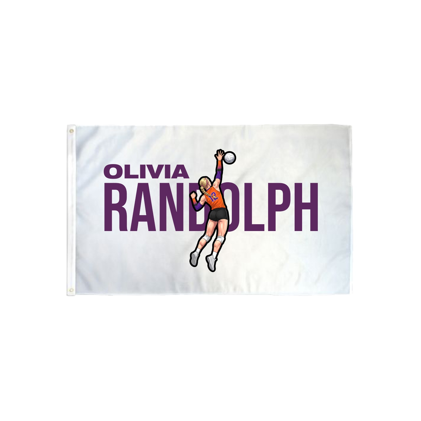 3x5 Flag — Player Name in Classic