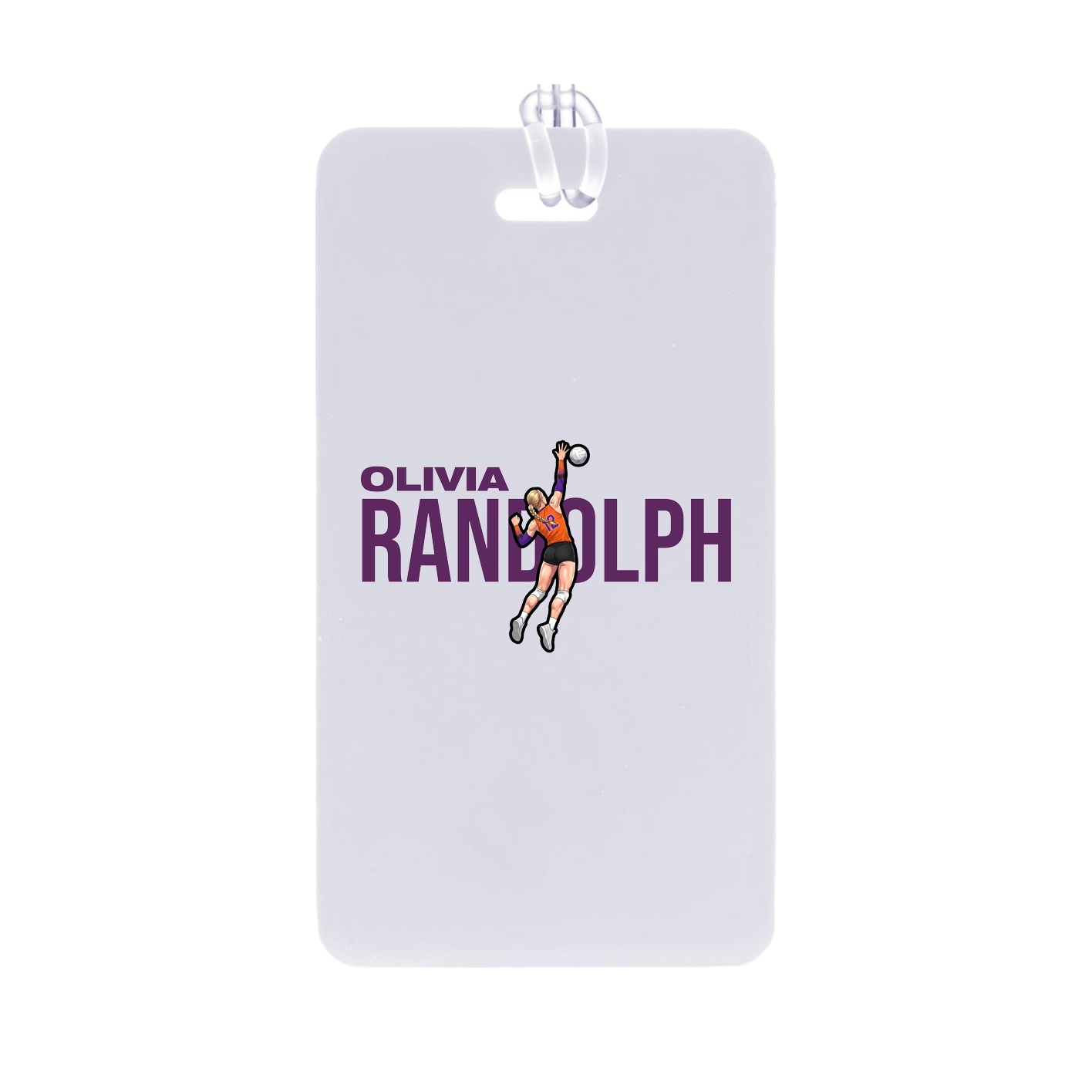 Bag Tag — Player Name in Classic