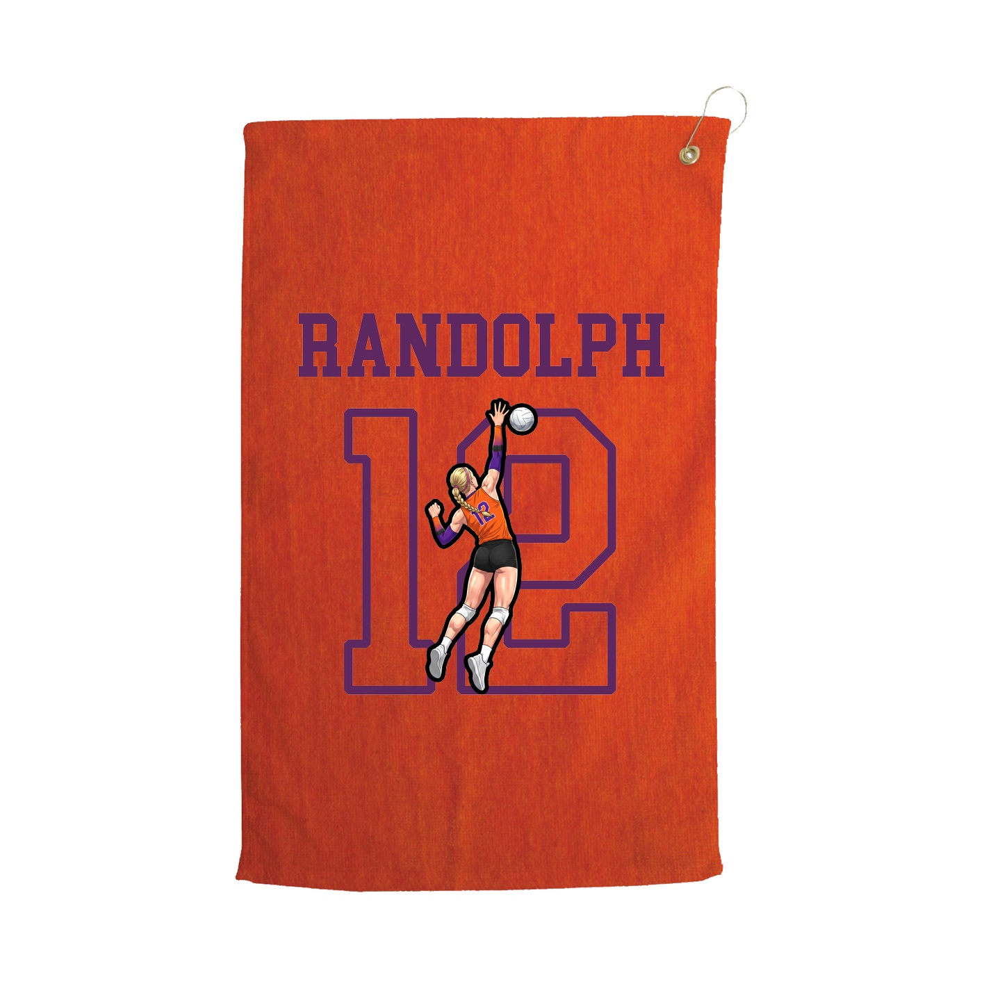 Golf Towel — Shirsey in Orange