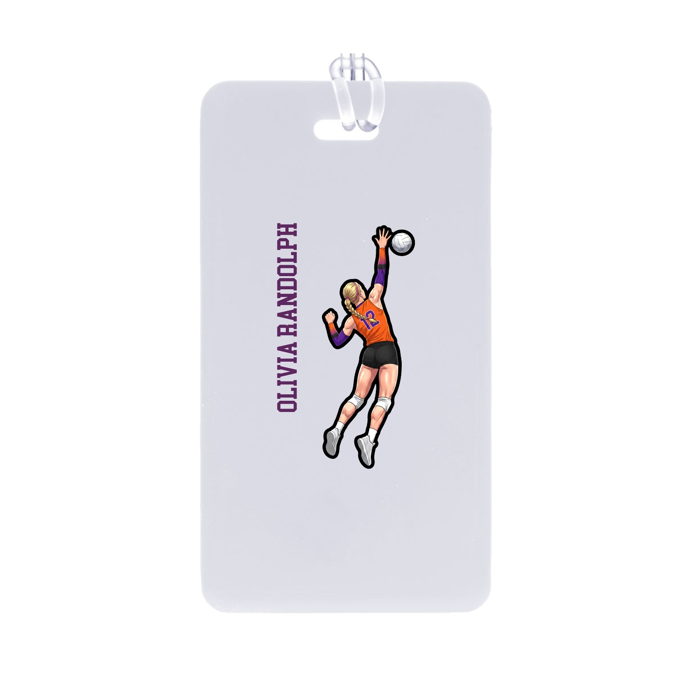 Bag Tag — Name Vertical in Classic