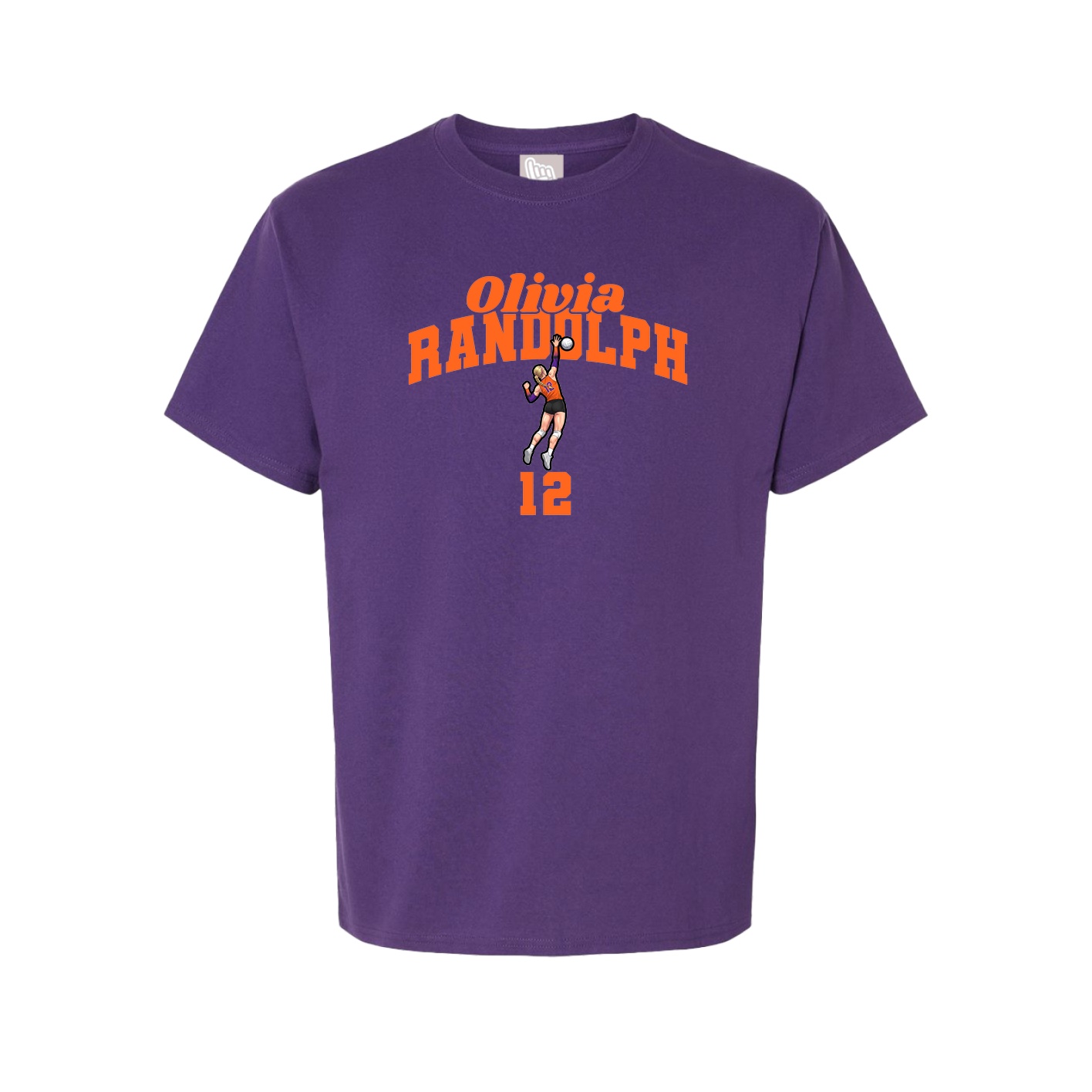 Youth Tee — Signature Arch in Purple