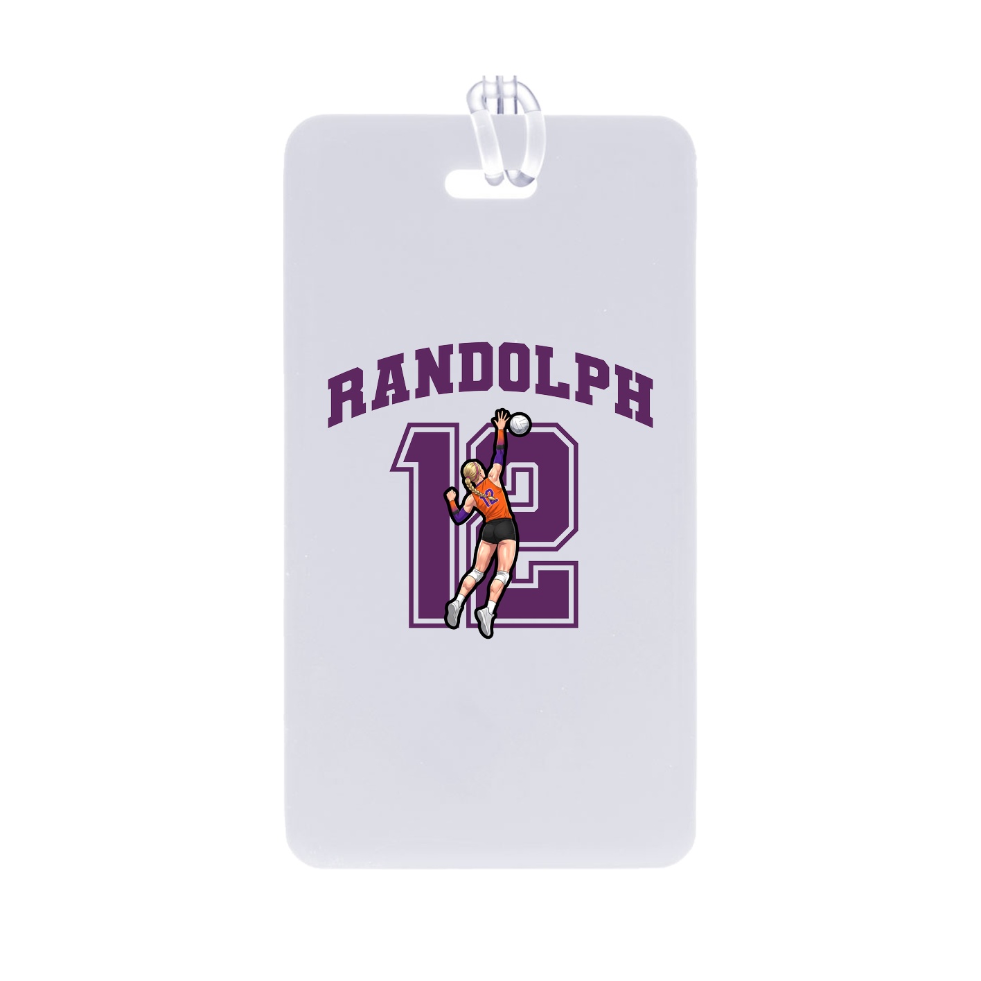Bag Tag — Number in Classic
