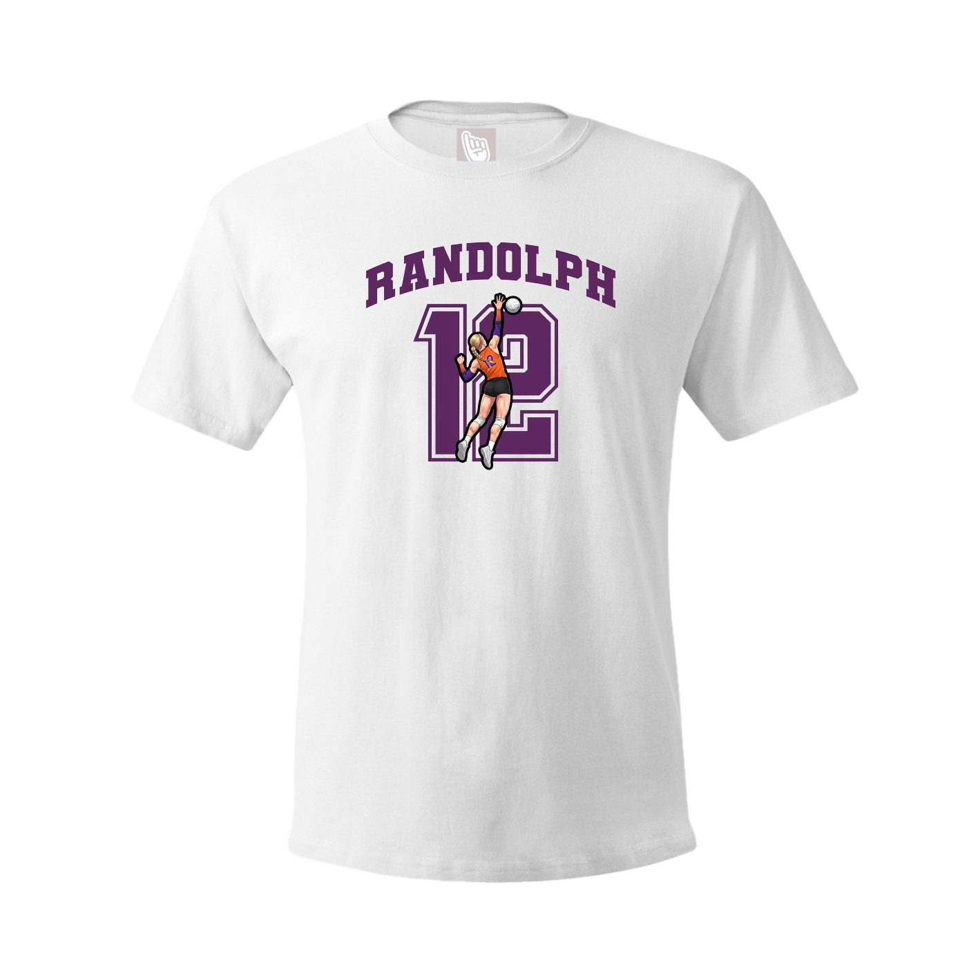 Tee — Number in White