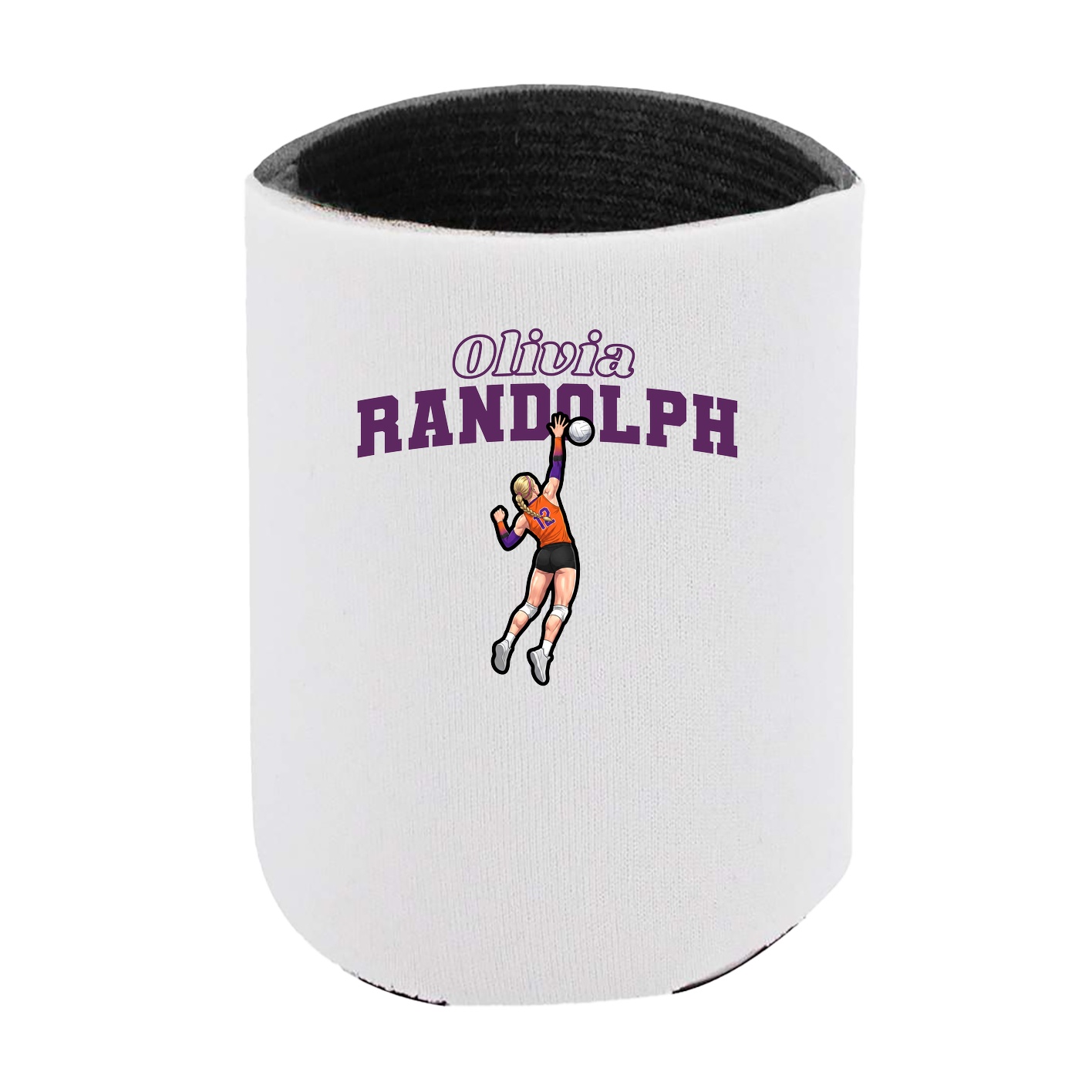 Can Holder — Name Arch in White