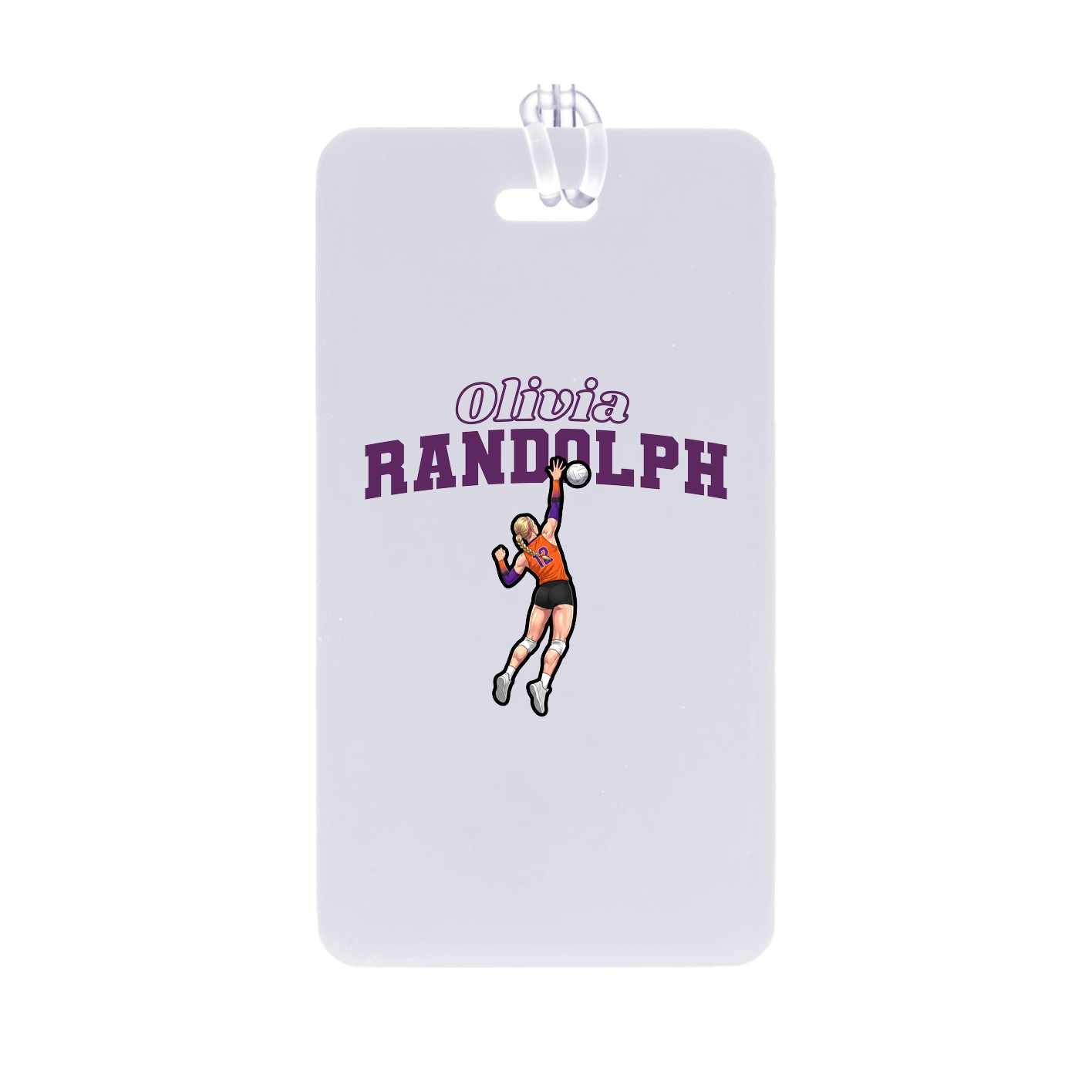 Bag Tag — Name Arch in Classic