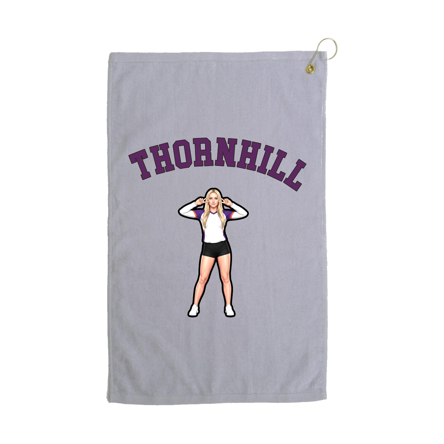 Golf Towel — Shirsey Arch in Grey
