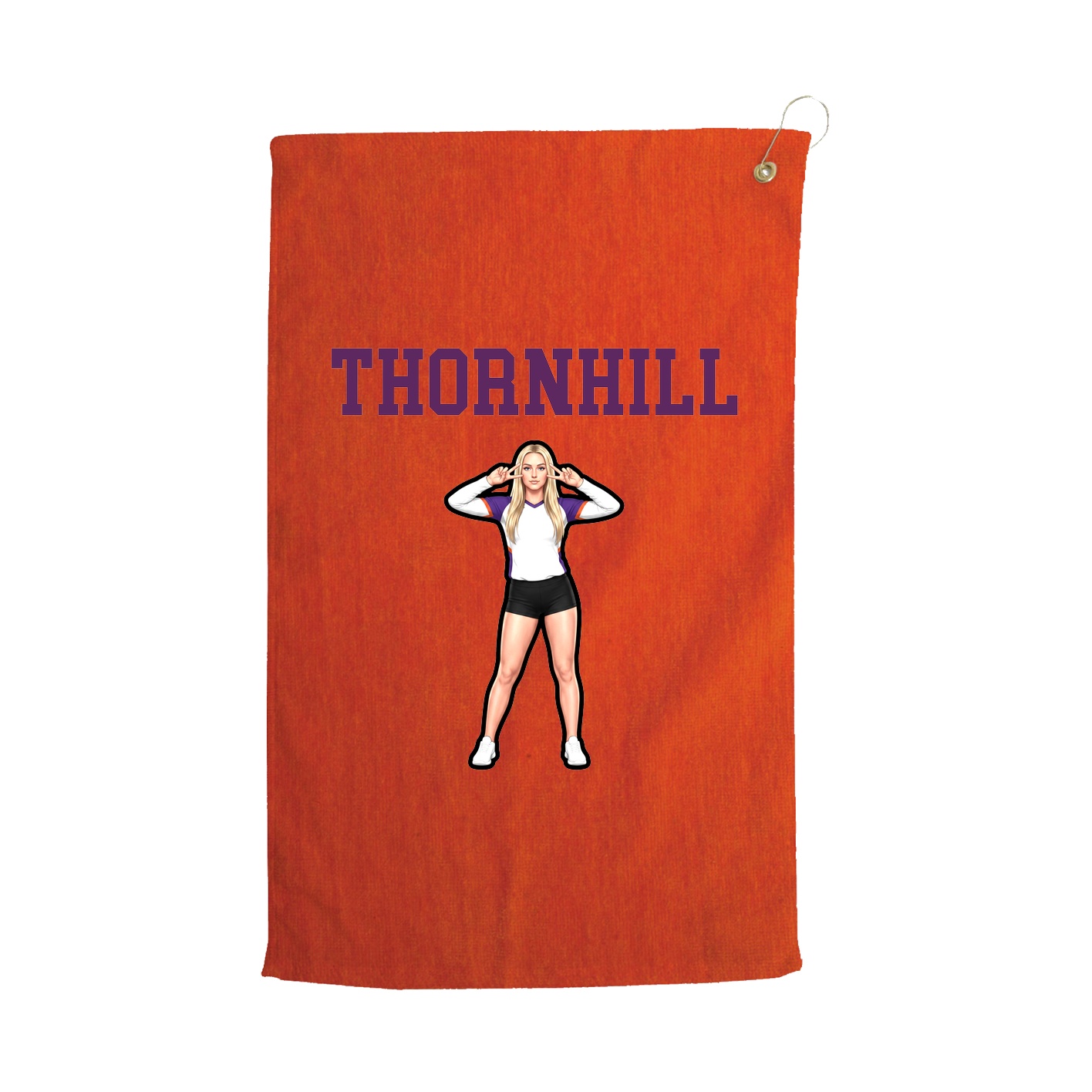 Golf Towel — Shirsey in Orange